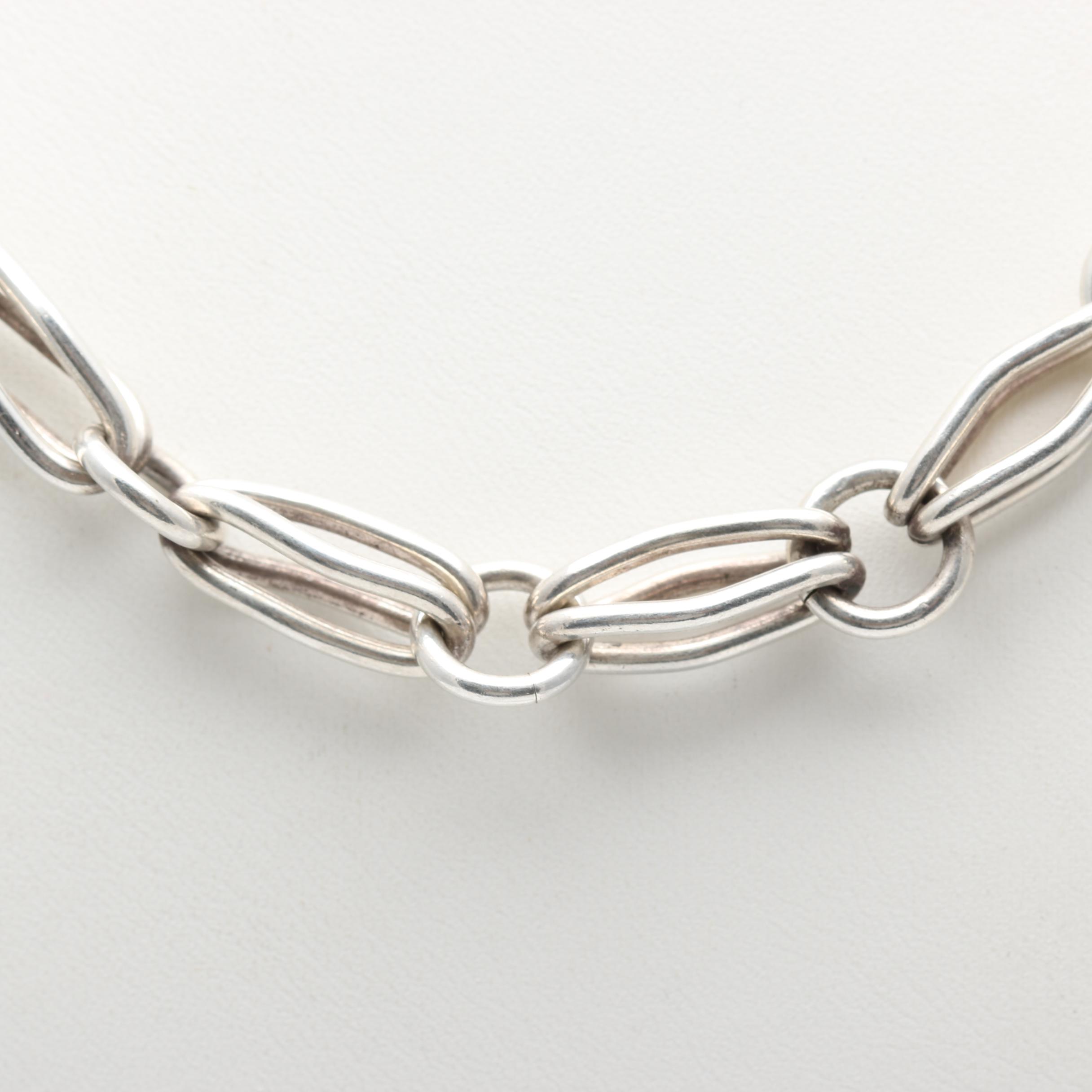 Sterling Silver Chain Link Necklace