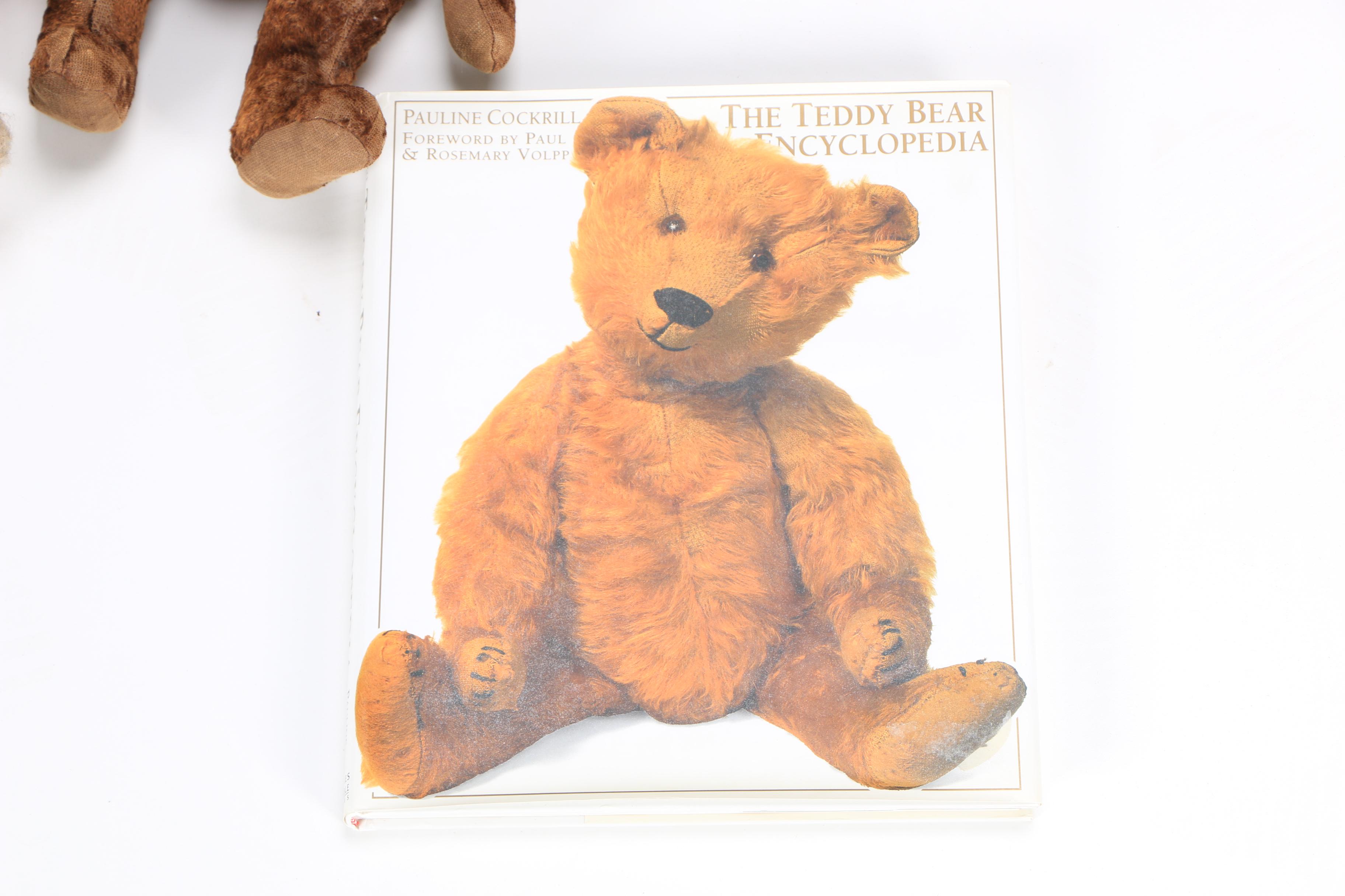 Teddy Bears including Paddington, "The Teddy Bear Encyclopedia" and Stands