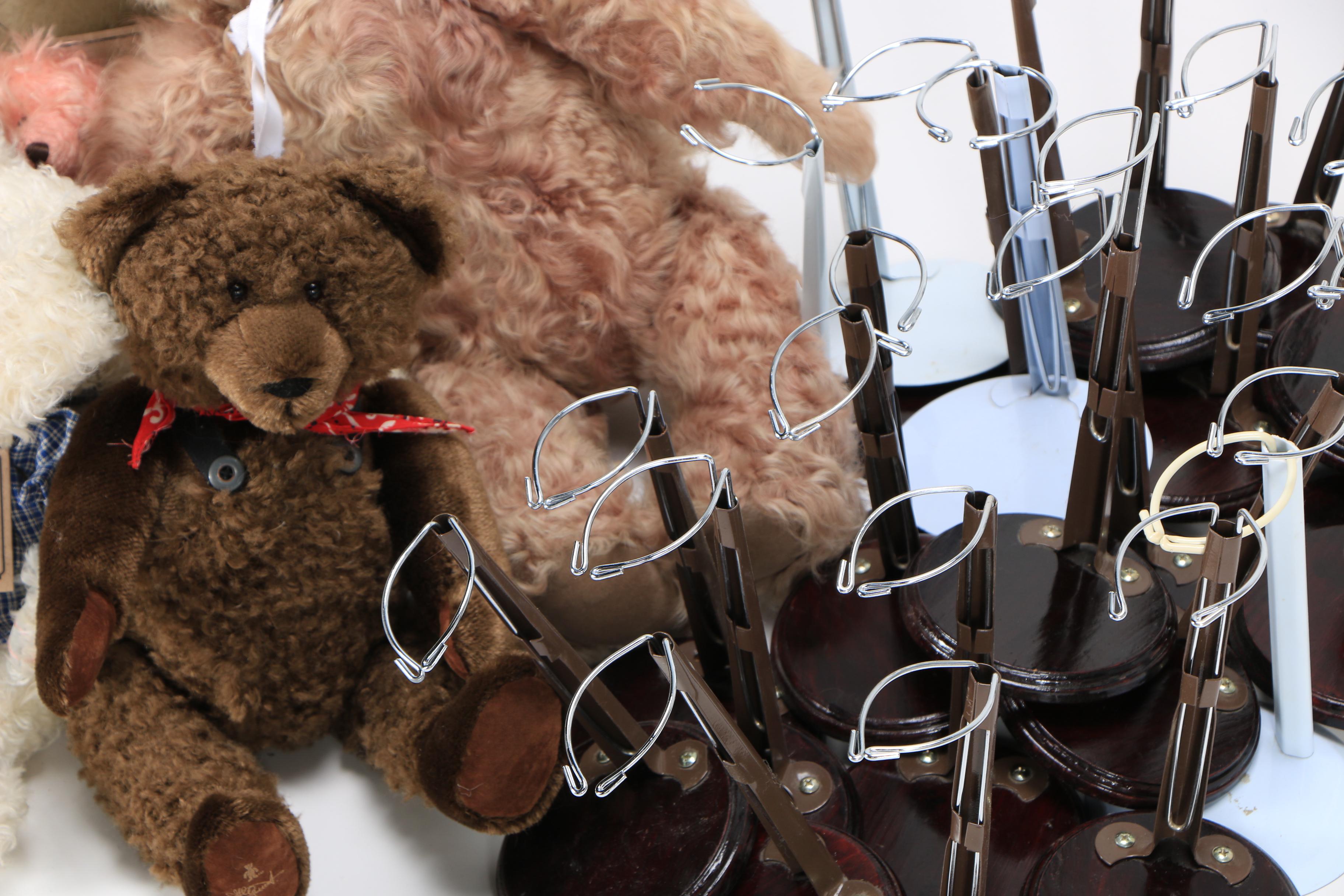 Teddy Bears including Paddington, "The Teddy Bear Encyclopedia" and Stands