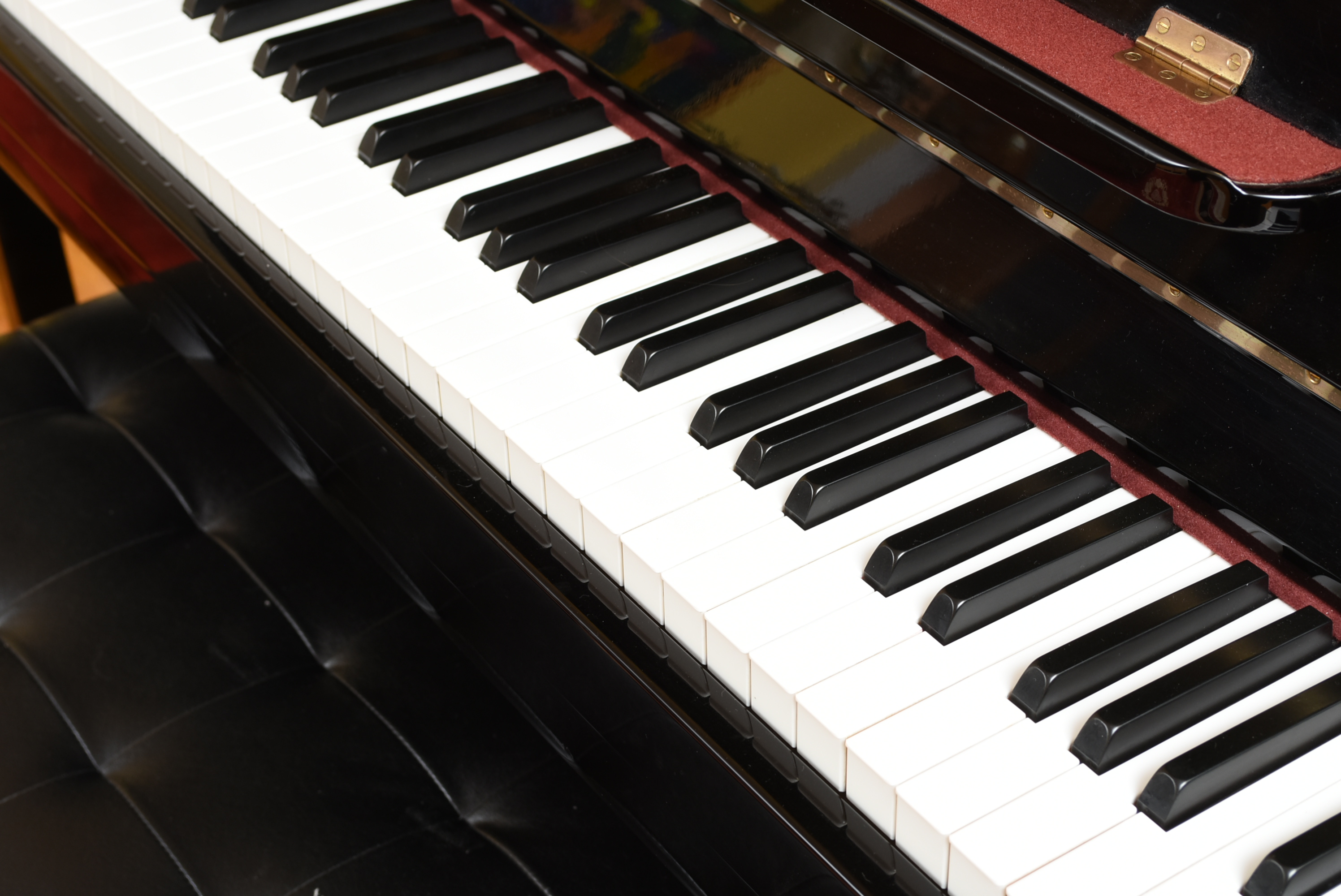 Bösendorfer Upright 130 Polished Ebony Piano, Circa 1983