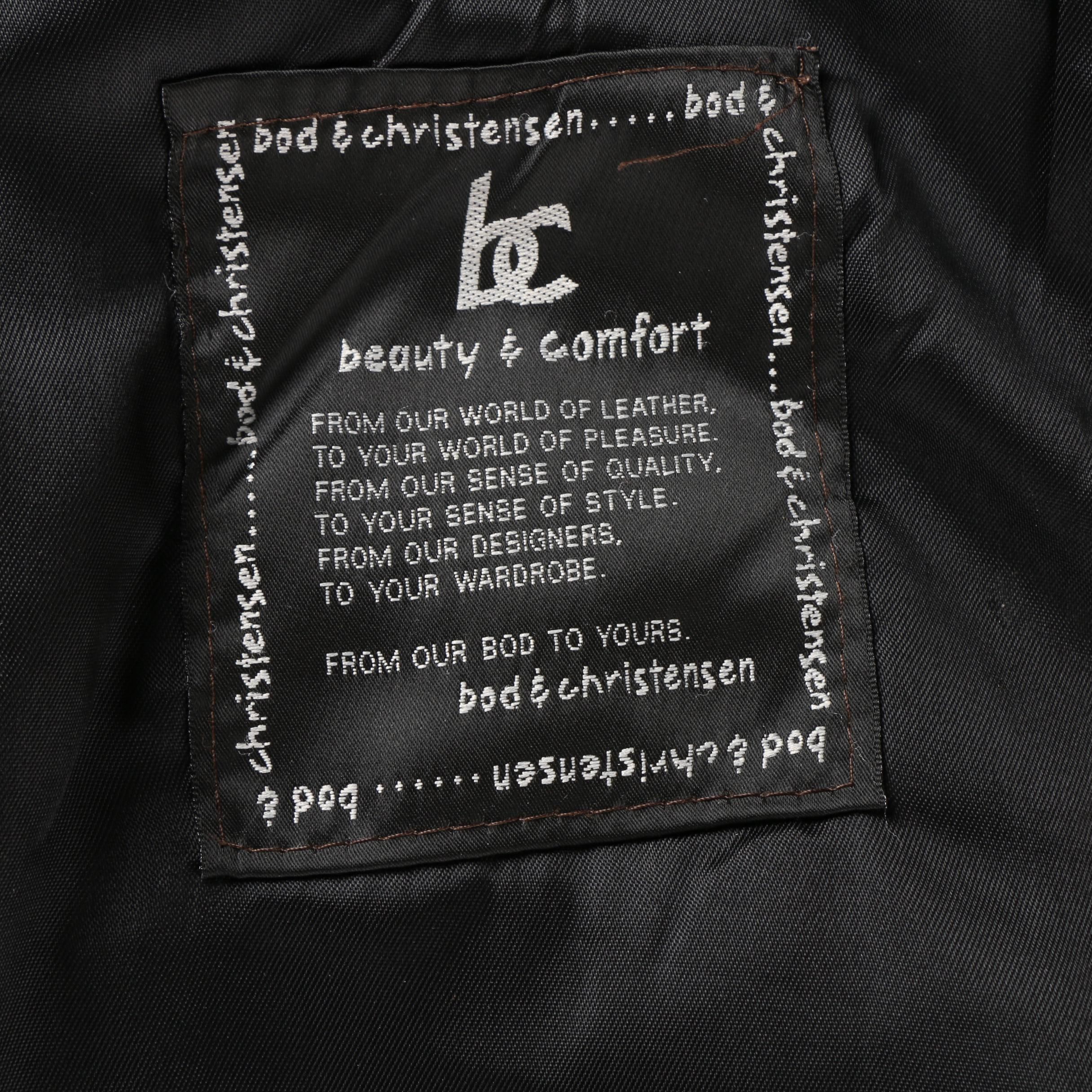 Men's Bod & Christensen Couture Brown Leather Jacket