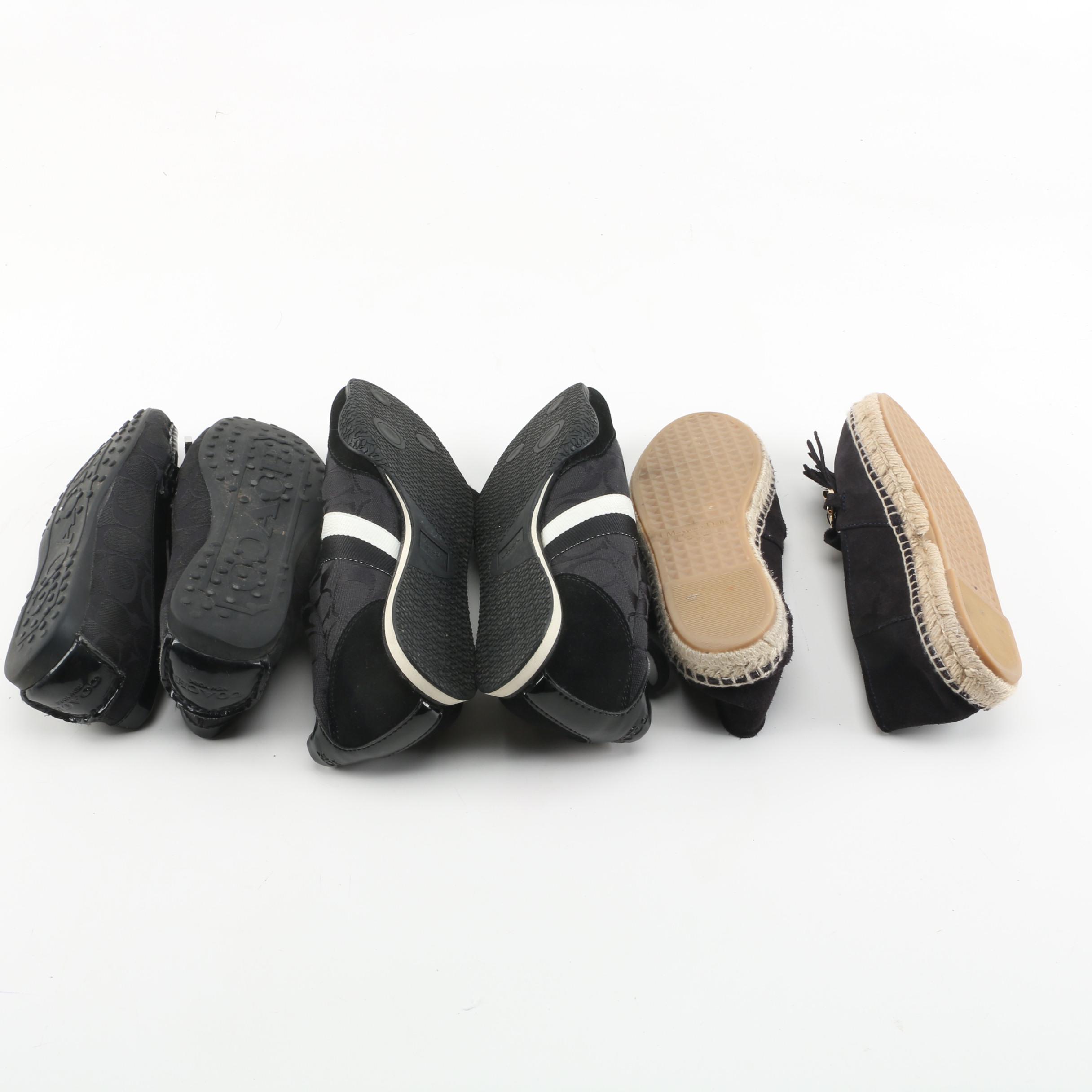 Coach Signature Driving Moccasins and Sneakers with Massimo Dutti Espadrilles