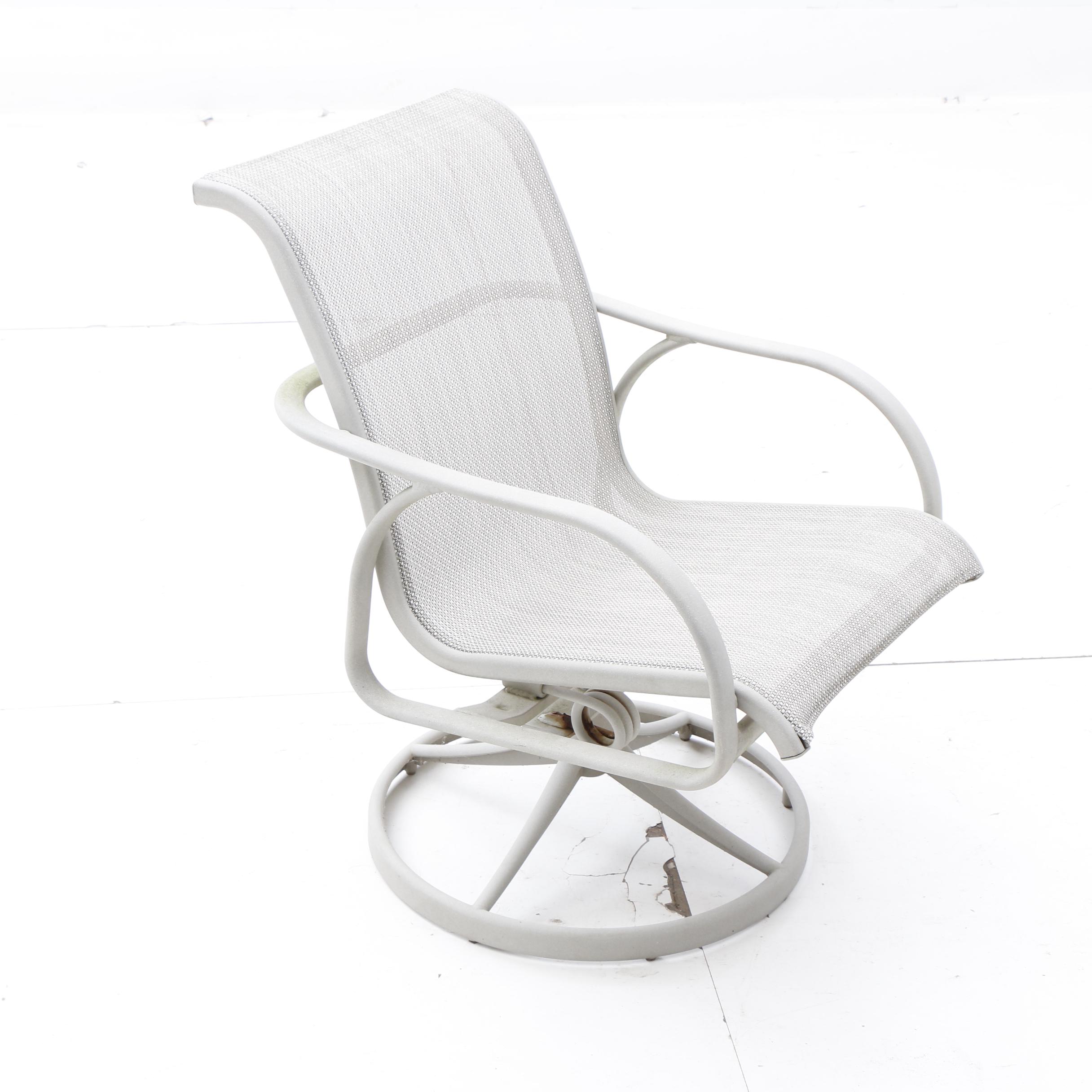 Patio Dining Table and Four Arm Chairs