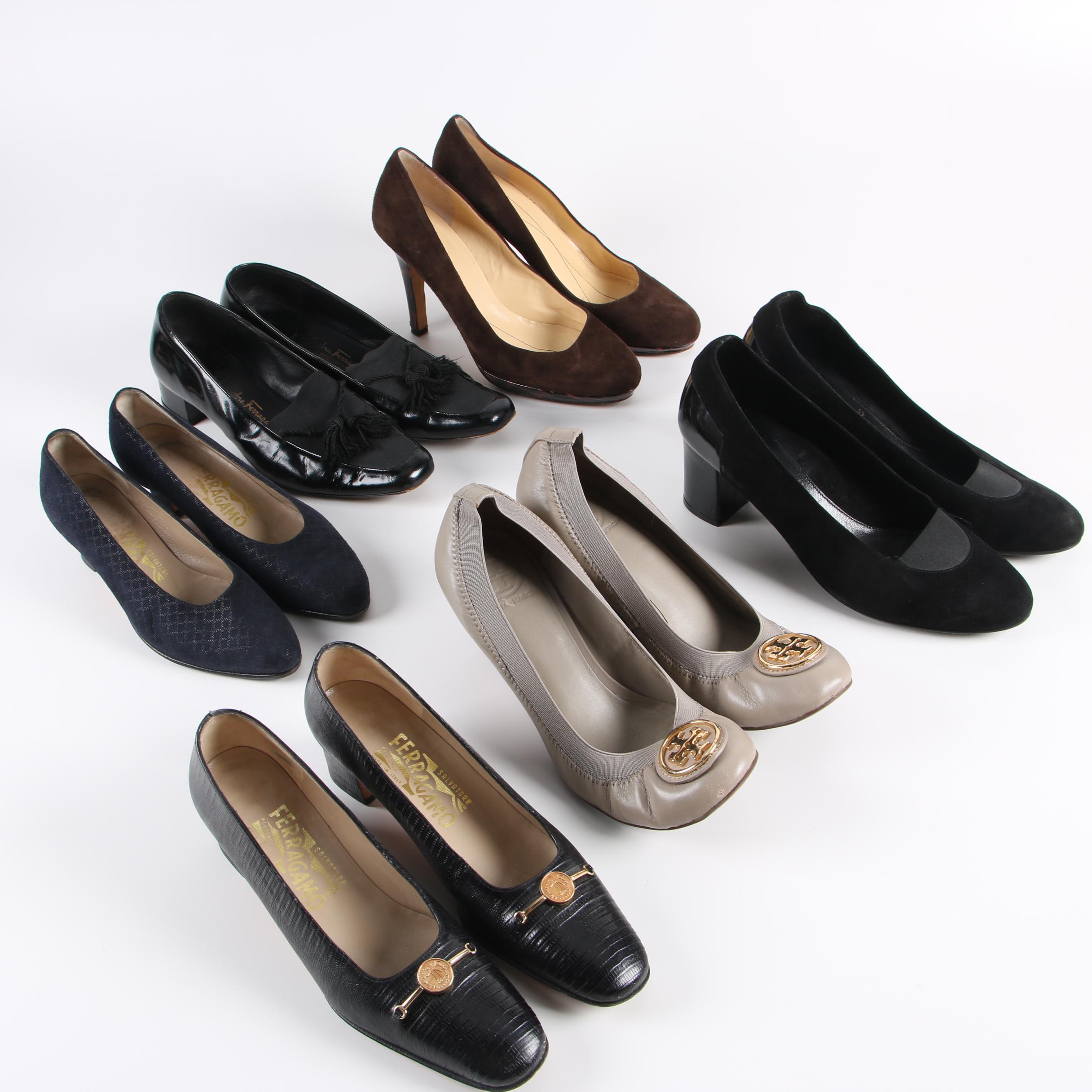 Women's High Heels Including Salvatore Ferragamo, Tory Burch and Kate Spade
