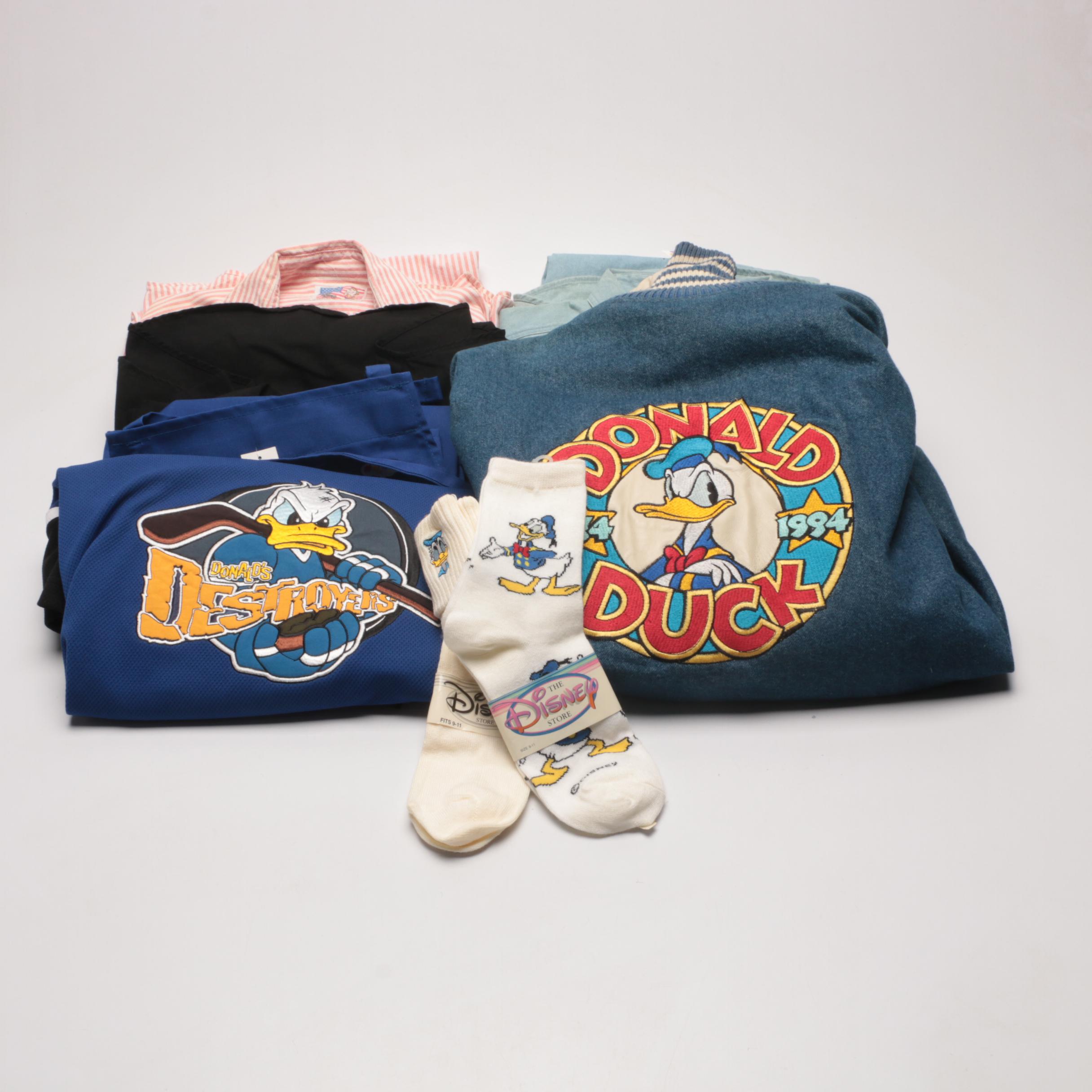 Donald Duck-Themed Clothing and Jacket