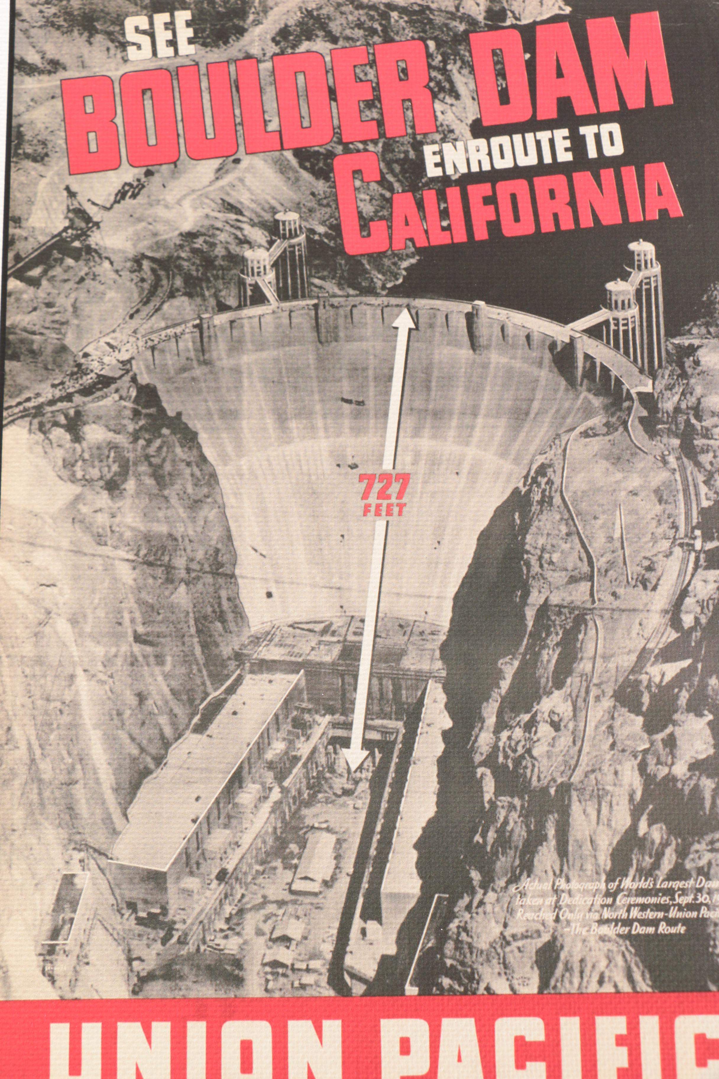 Reproduction Vintage American Train Travel Advertisements