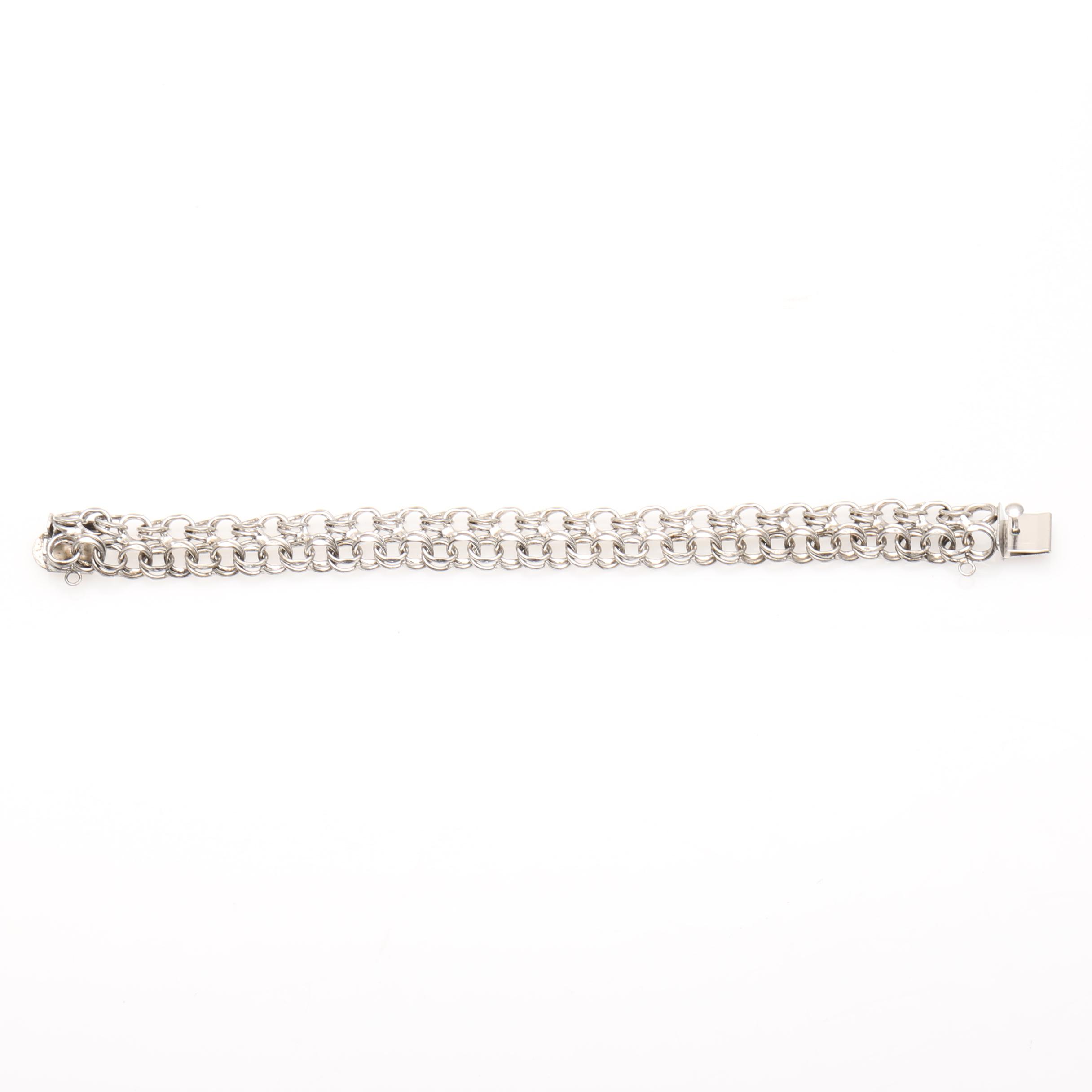 Sterling Silver Charm Bracelet