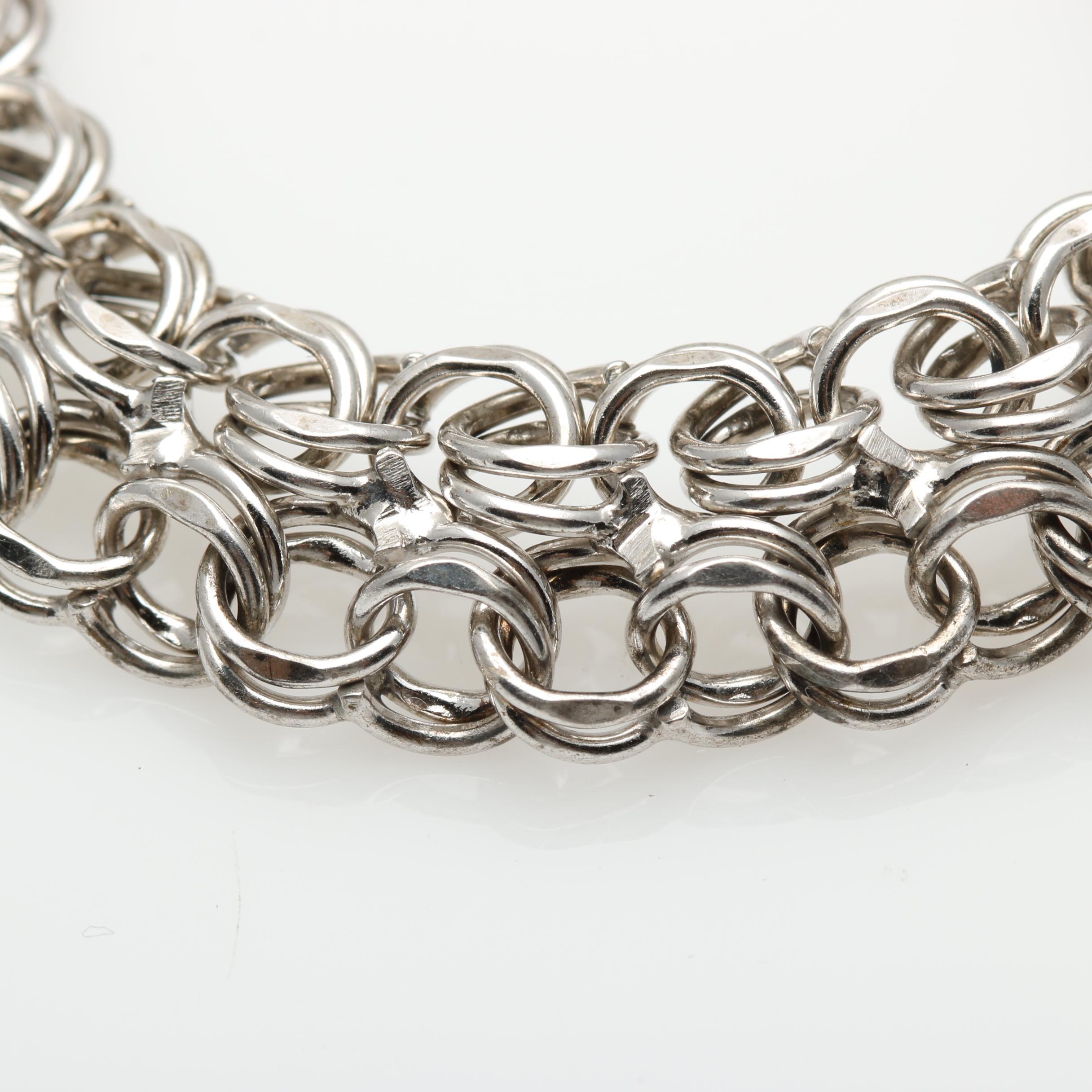 Sterling Silver Charm Bracelet