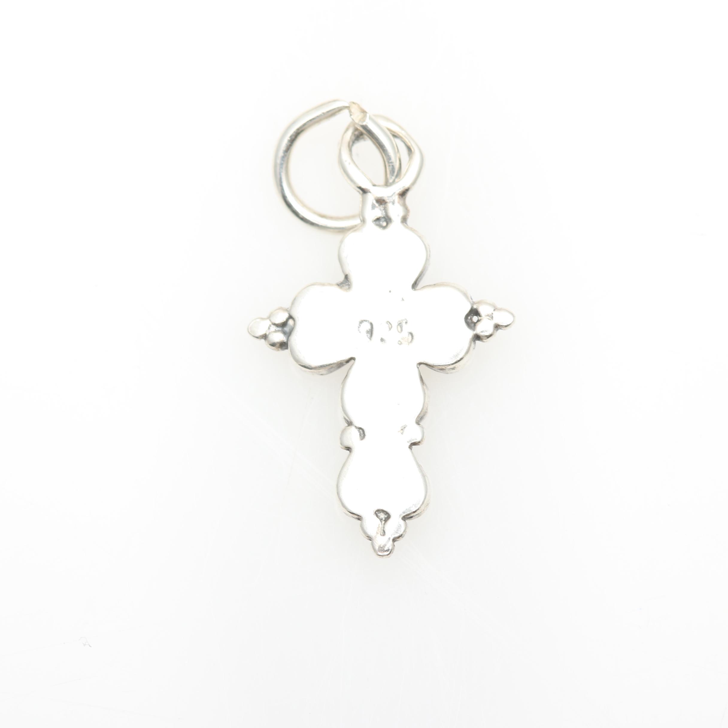 Sterling Silver Cross Charm