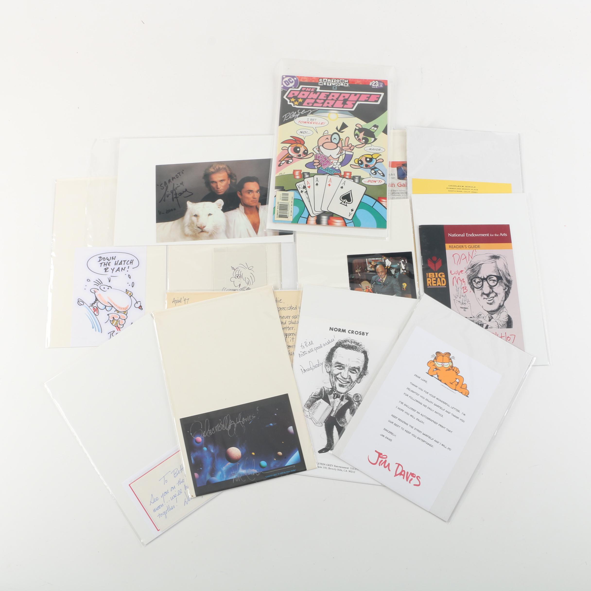 Ray Bradbury, Siegfried & Roy Autographed Photo and More