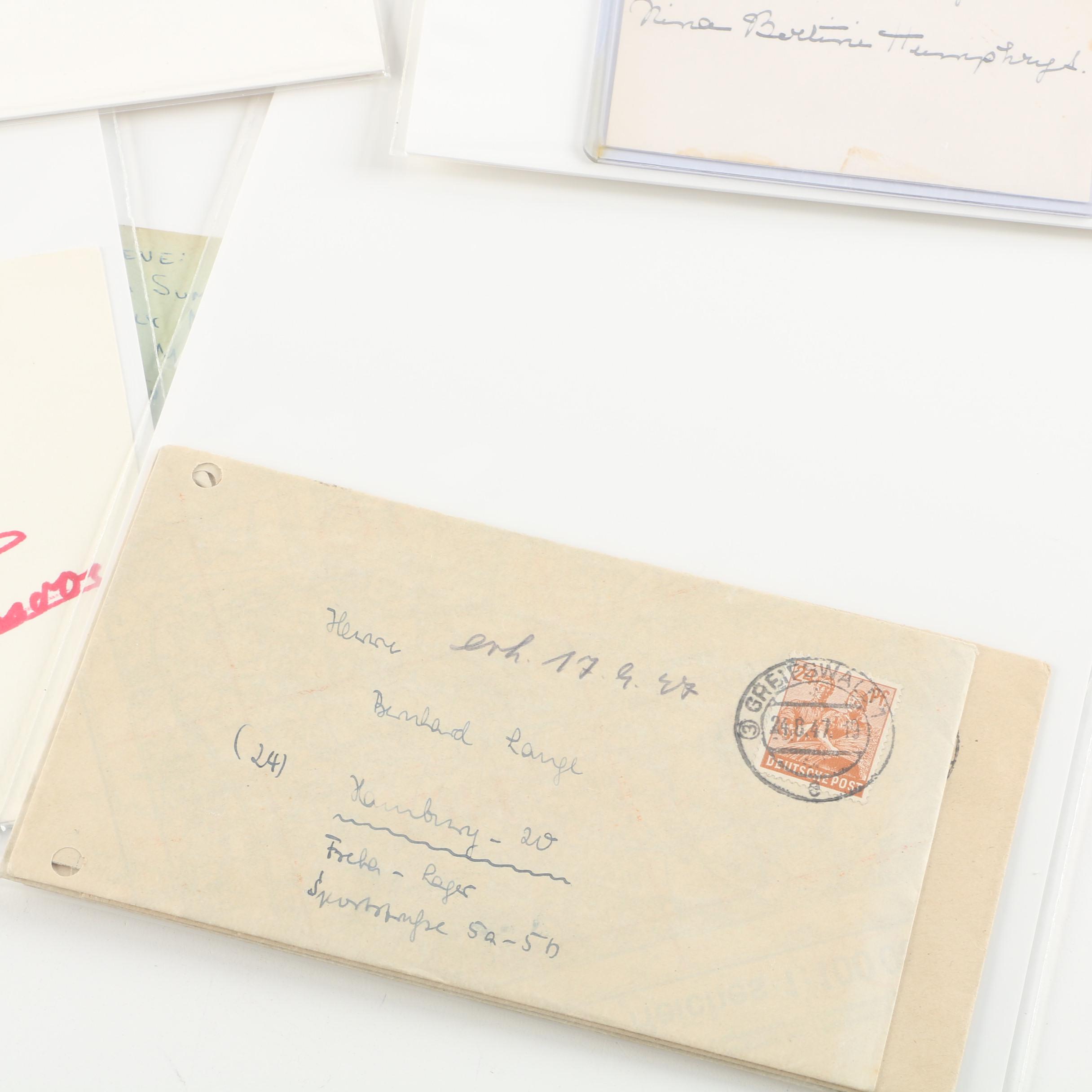 Ruth Bader Ginsburg and Other Autographs with Memorabilia