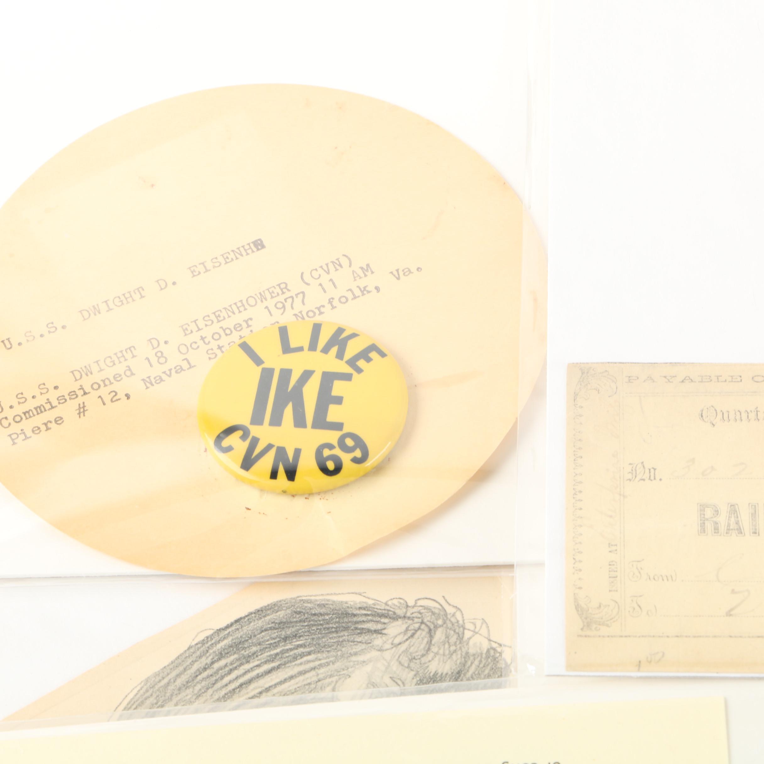 Ruth Bader Ginsburg and Other Autographs with Memorabilia