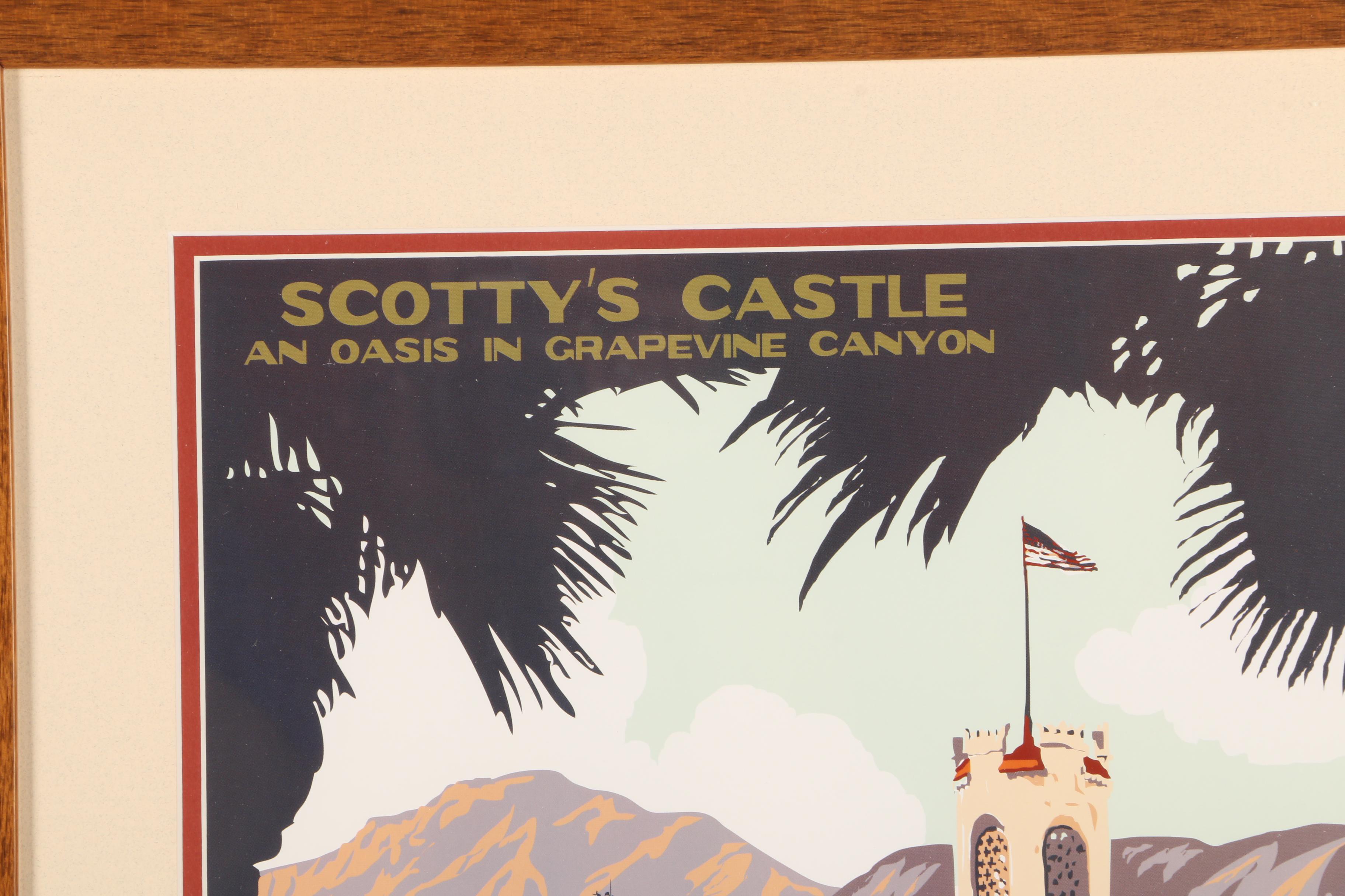 Reproduction of Vintage WPA Travel Poster for Death Valley National Monument