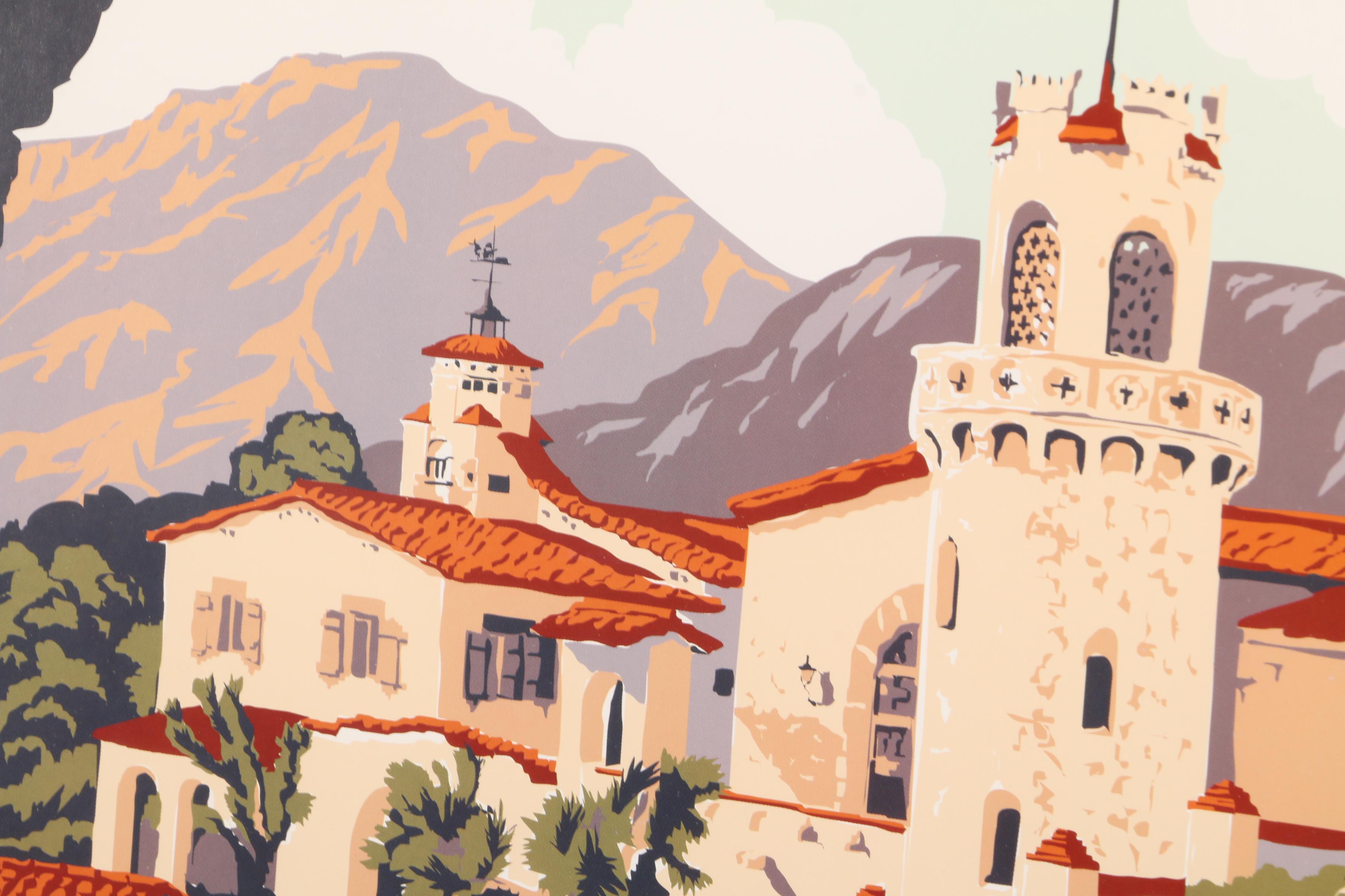 Reproduction of Vintage WPA Travel Poster for Death Valley National Monument