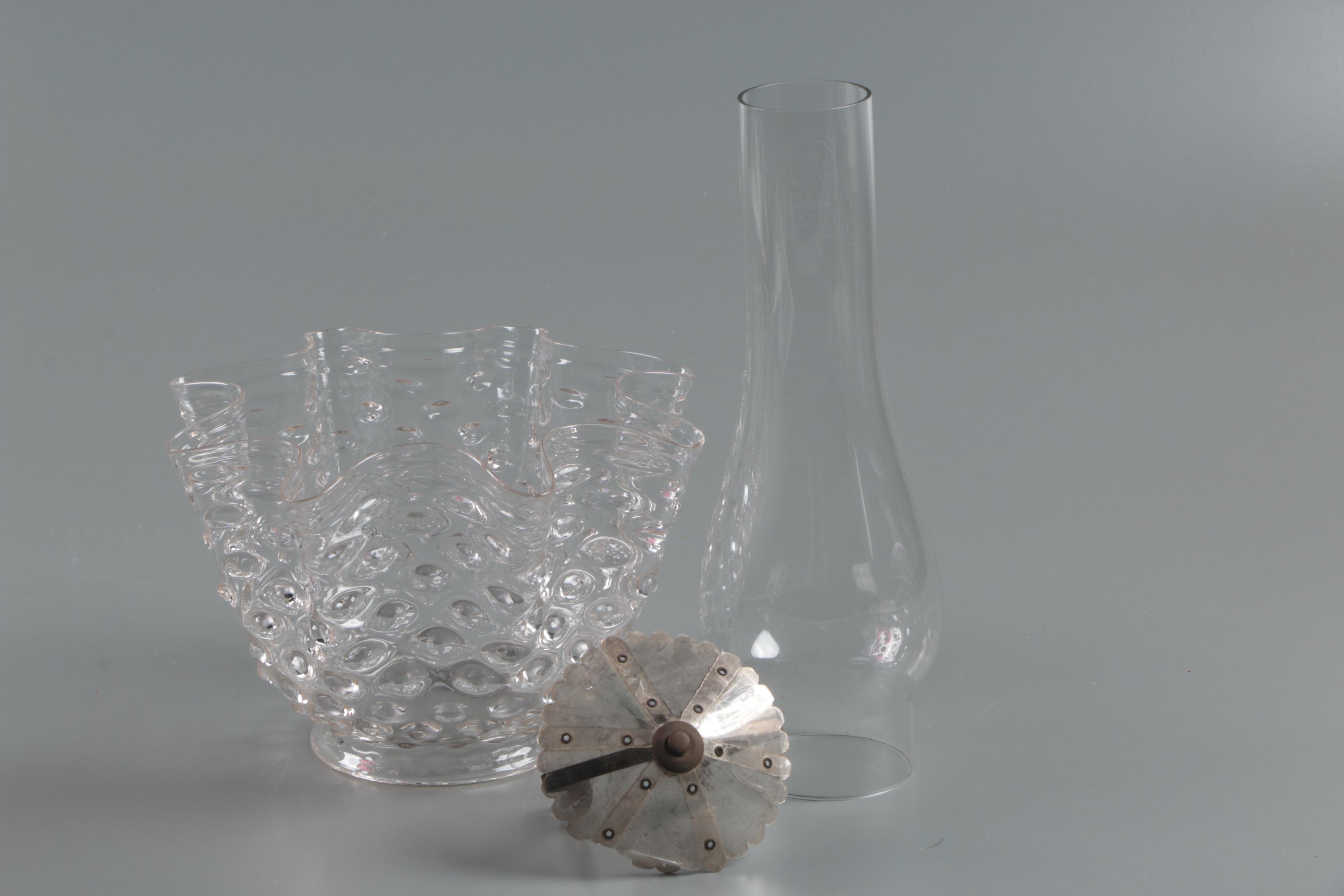 Victorian Cranberry Glass and Brass Kerosene Table Lamp and Shade, 19th Century