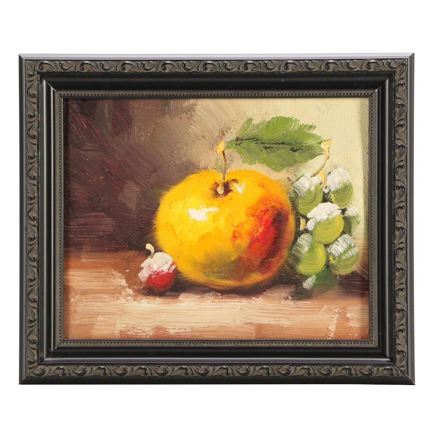 Oil Still Life Painting of Fruit
