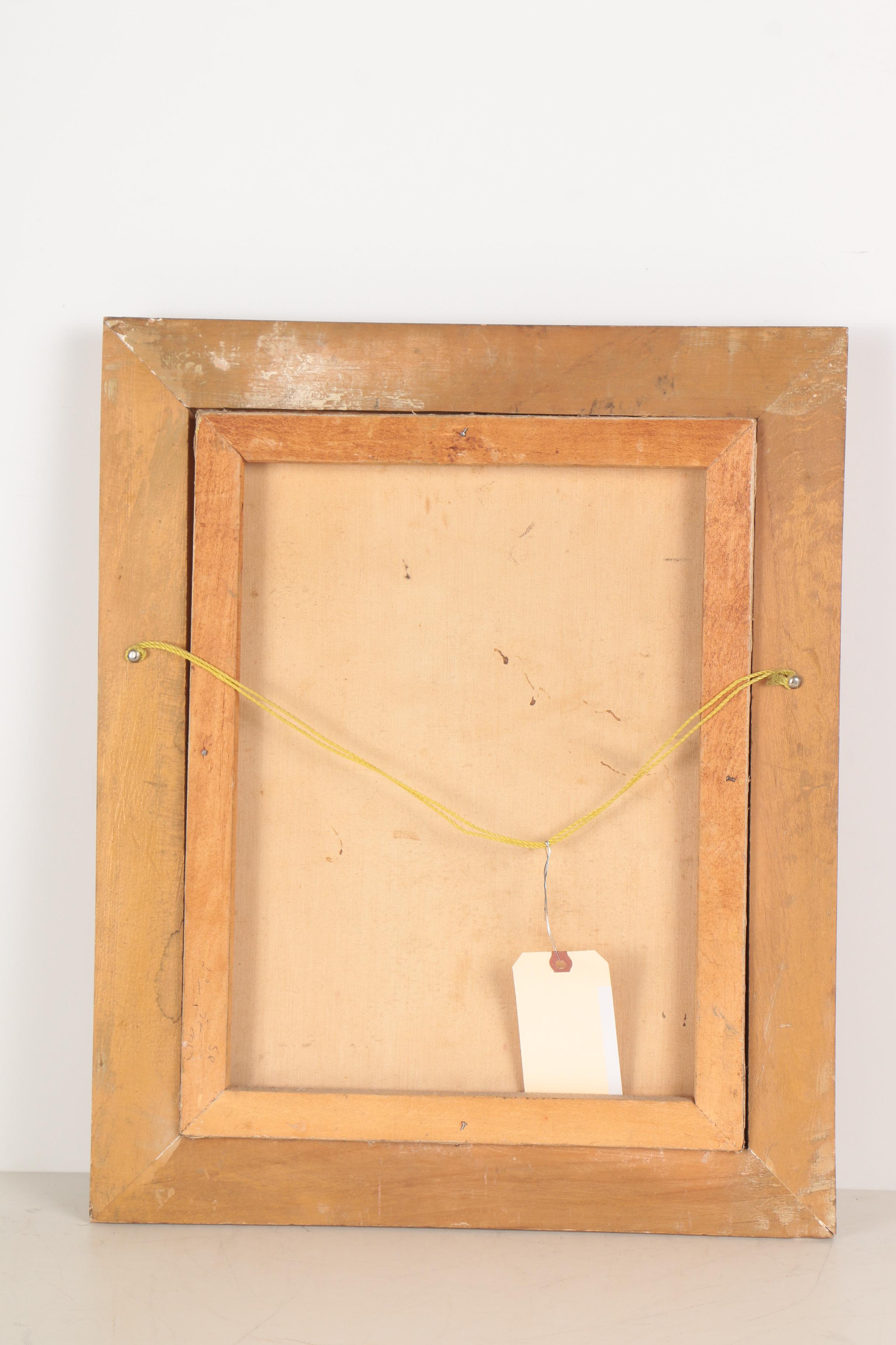 Gianna Tesi Oil Painting of Horses in Landscape