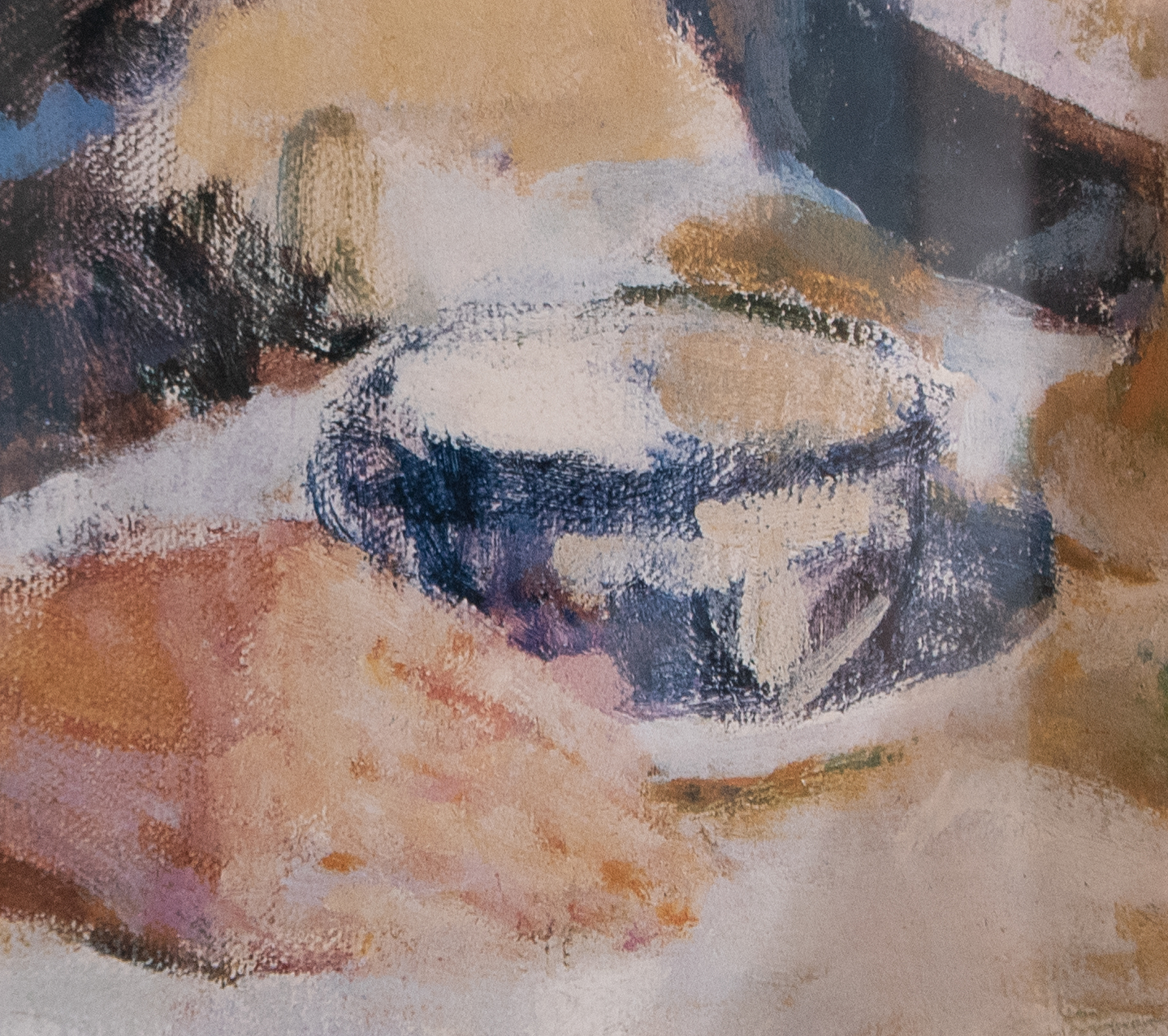 Offset Lithograph "Under the Awning"