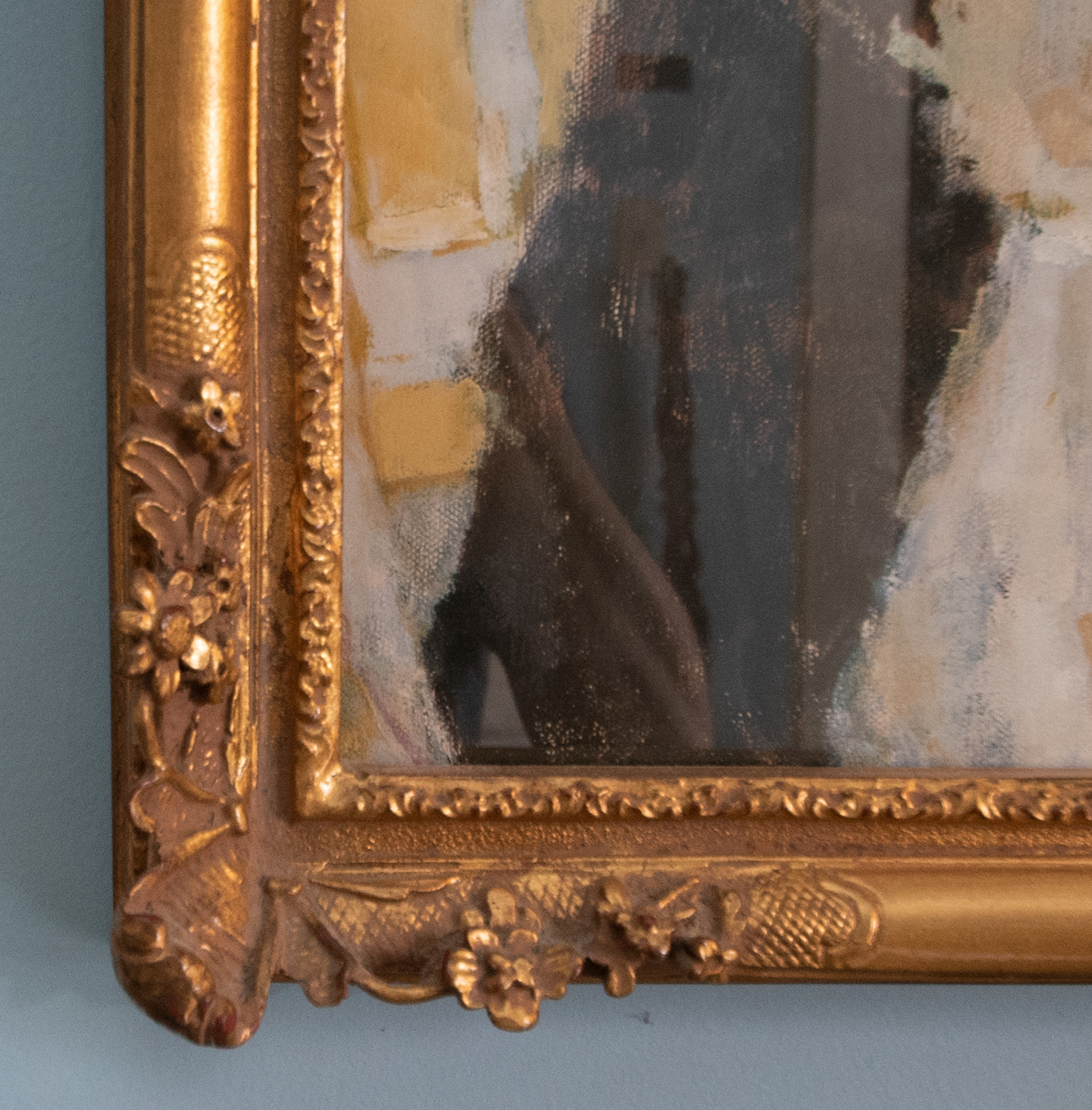 Offset Lithograph "Under the Awning"