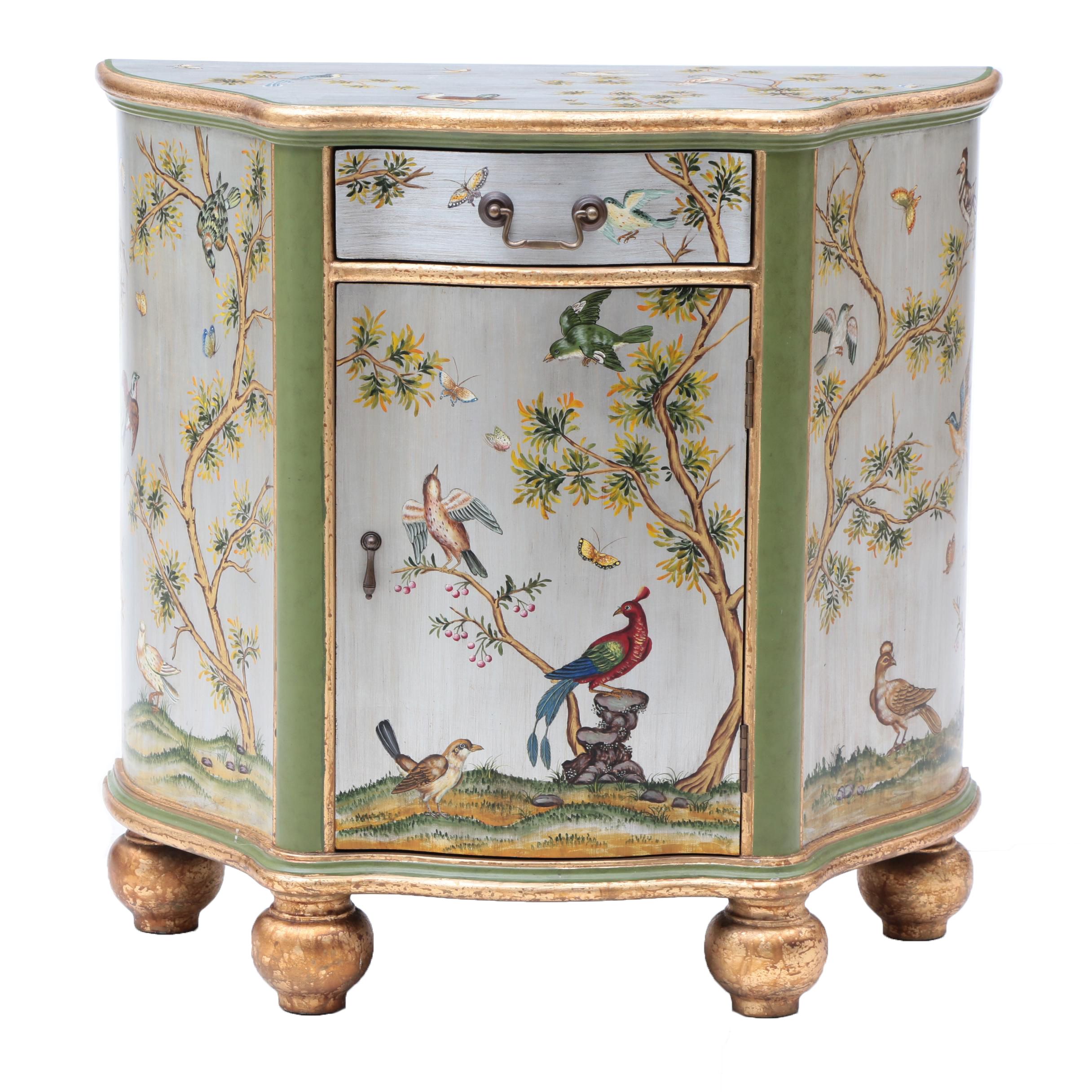 Asian Inspired Decorative Cabinet