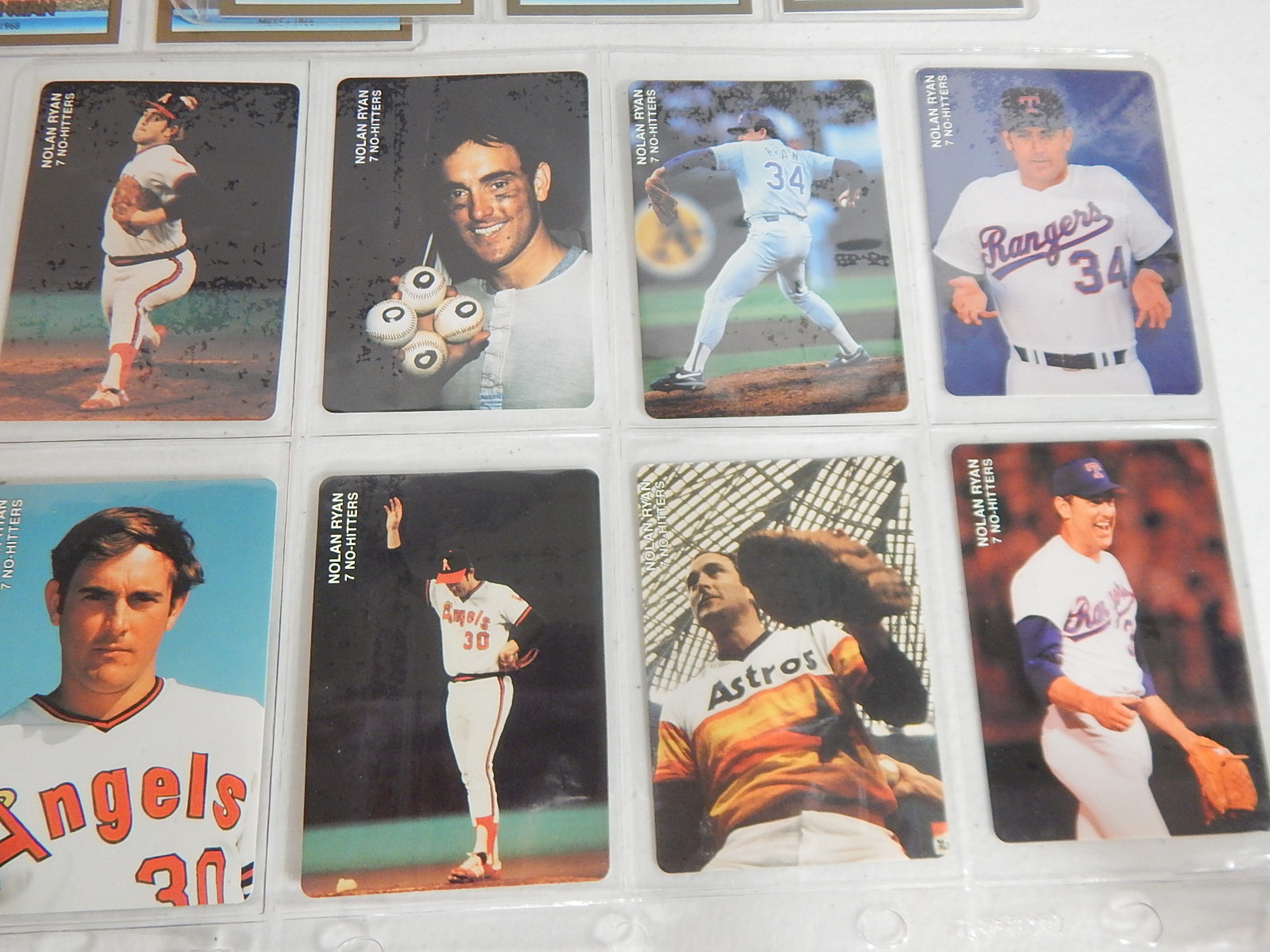 HOF Nolan Ryan Baseball Card Collection