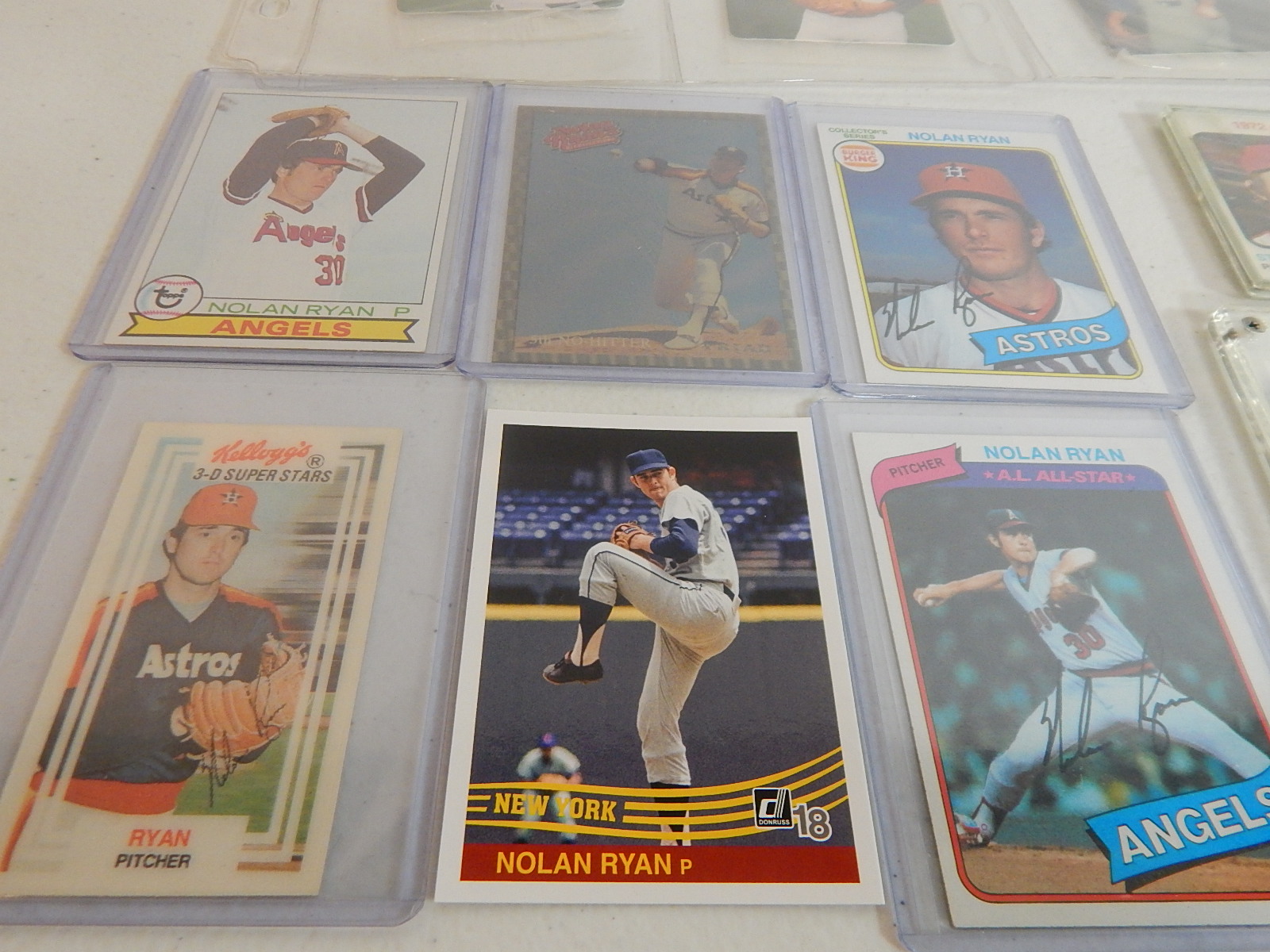HOF Nolan Ryan Baseball Card Collection