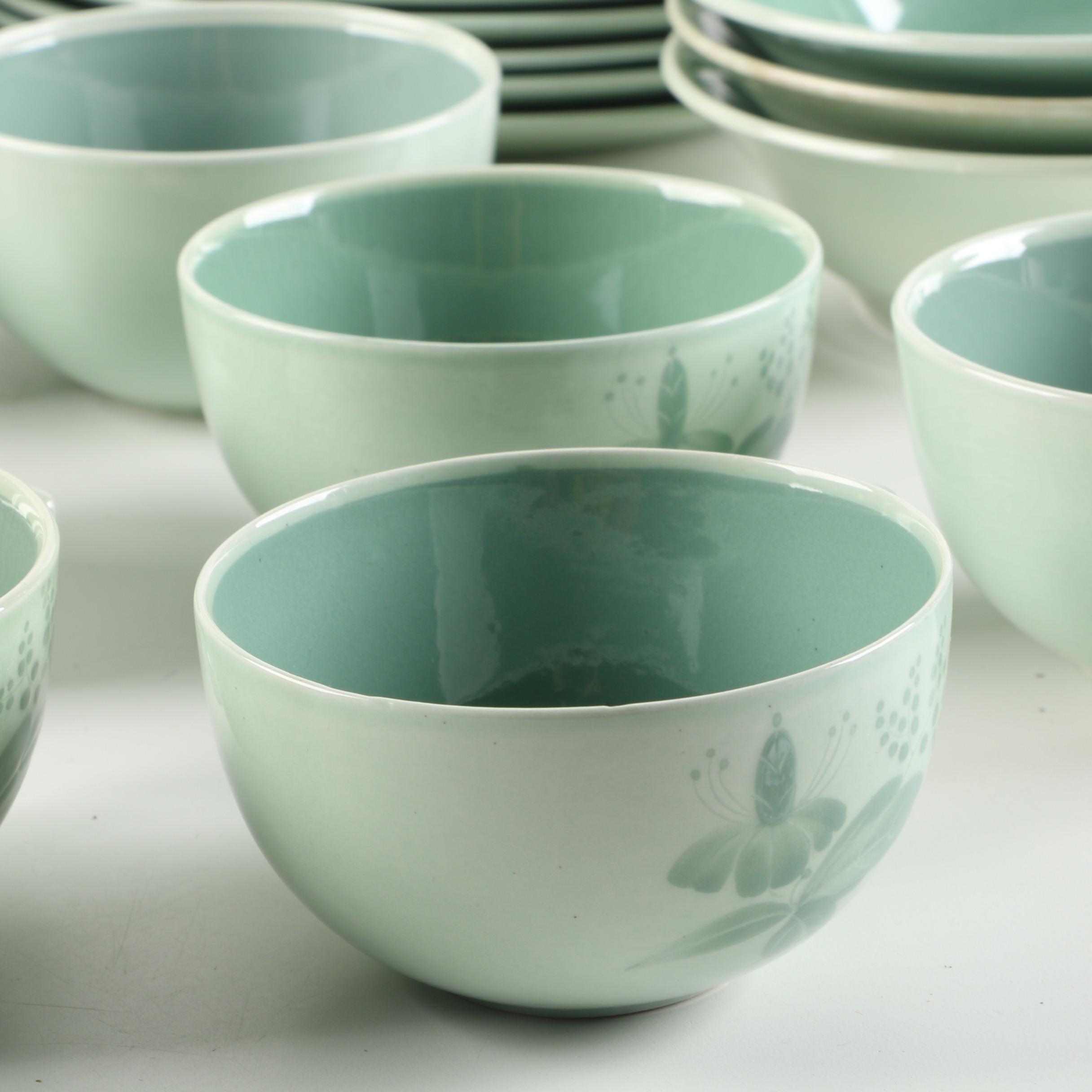 Mid Century Royal Copenhagen "Nils Green" Dinnerware