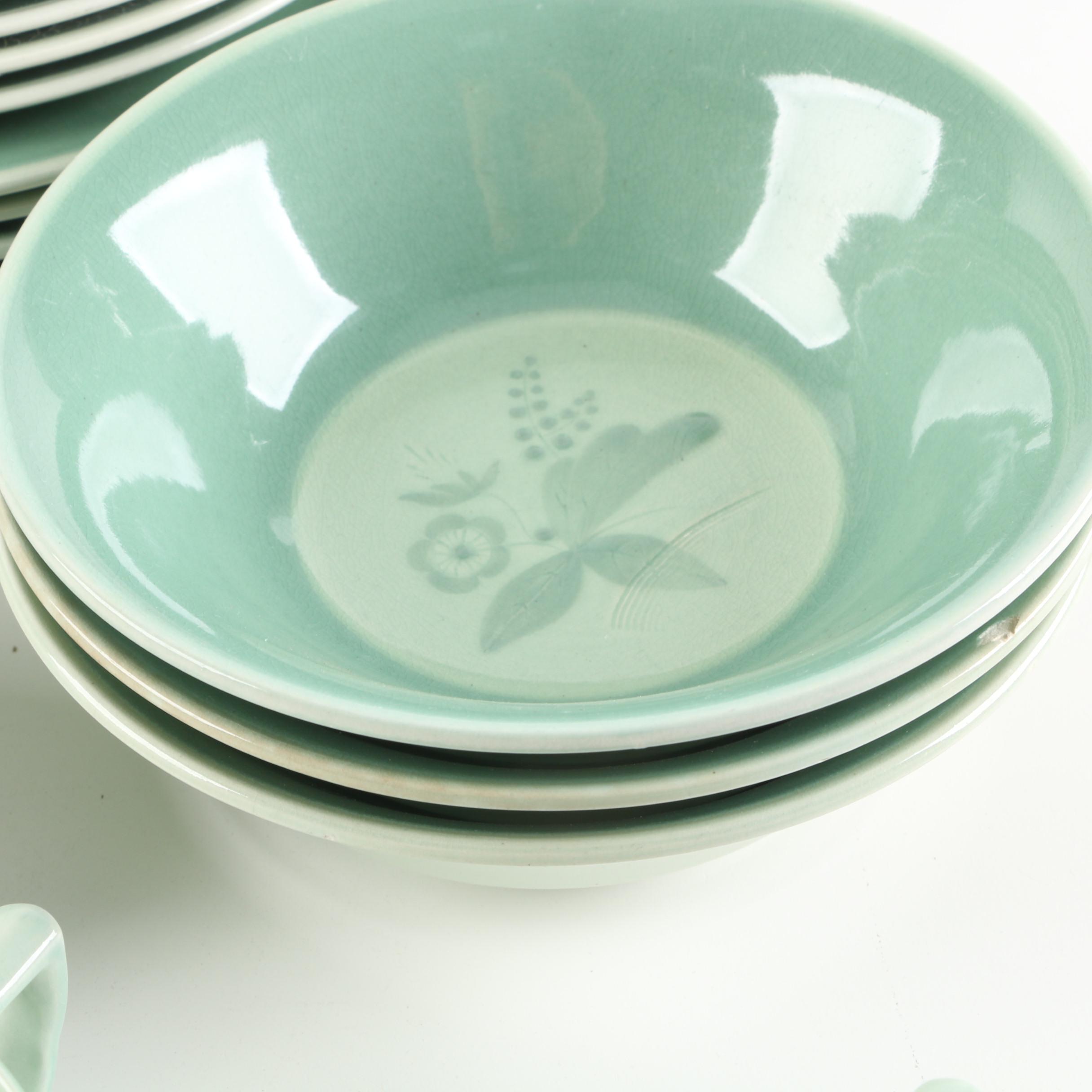 Mid Century Royal Copenhagen "Nils Green" Dinnerware