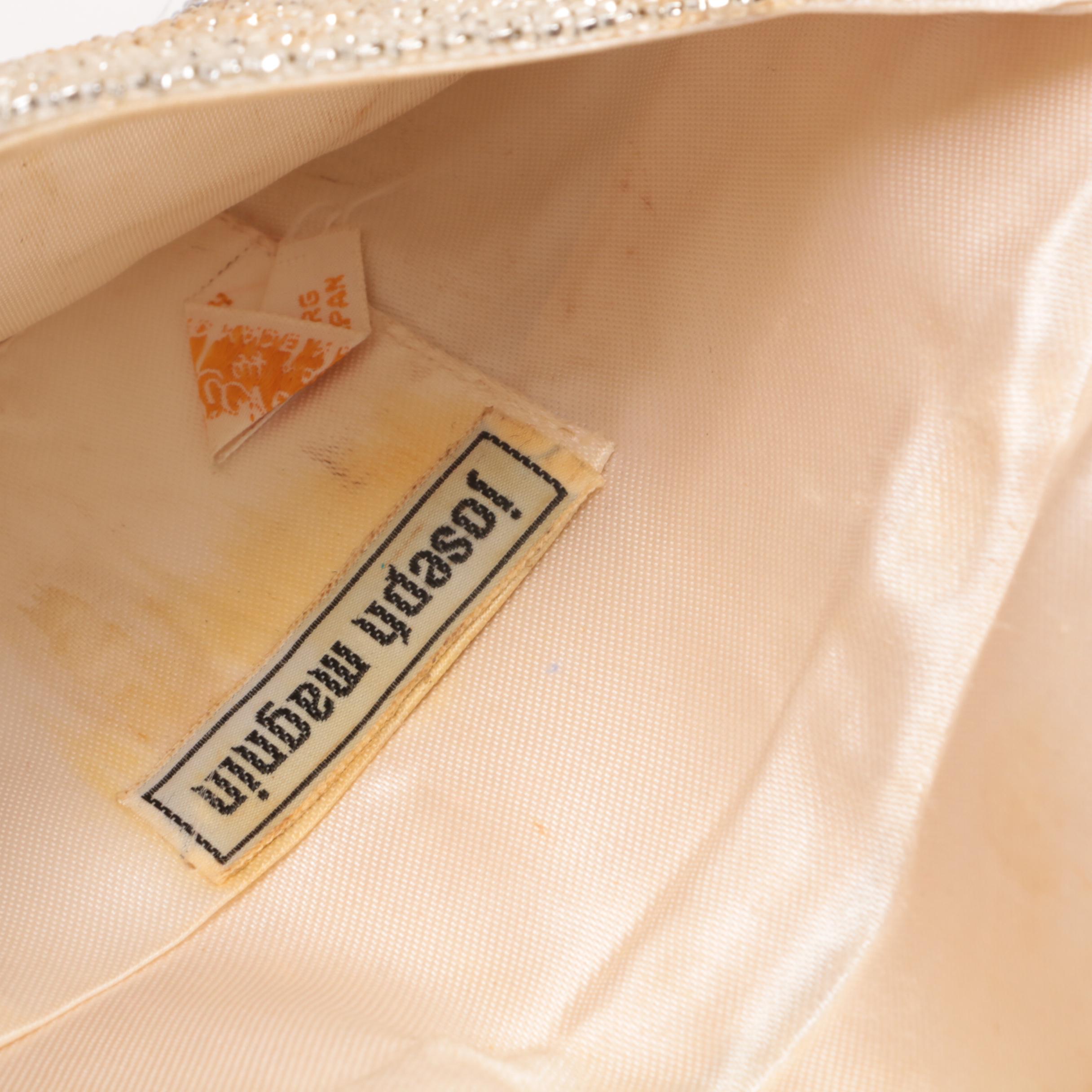 Art Deco Enameled Mesh Evening Purse and Vintage Joseph Magnin Beaded Clutch