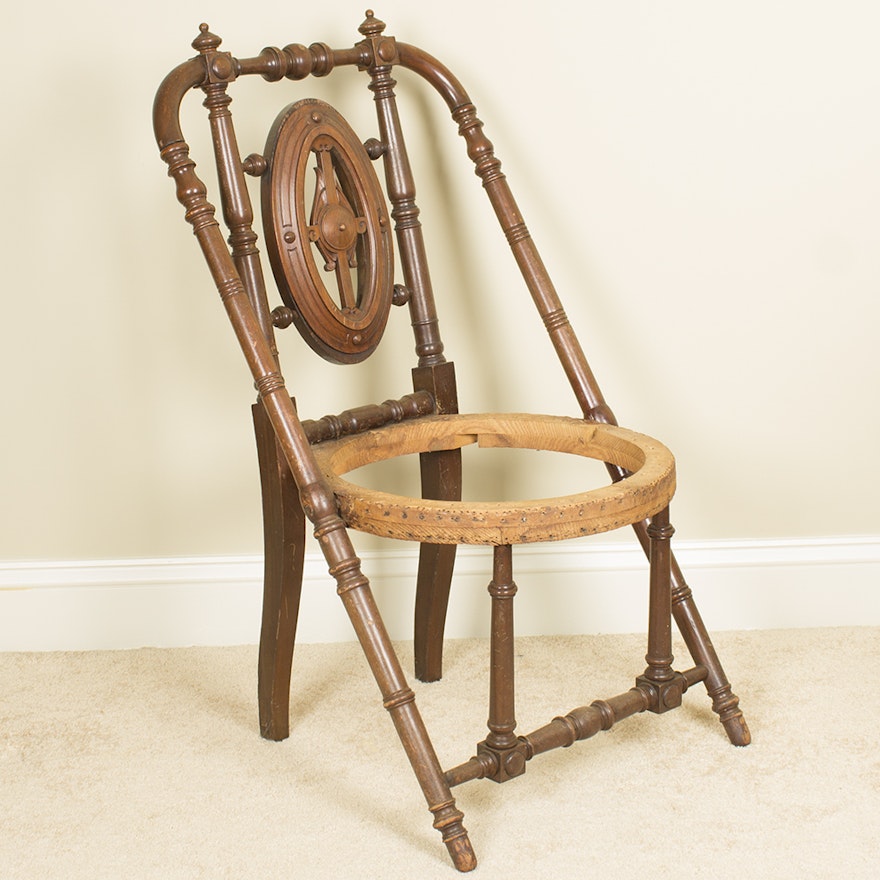 Antique Hunzinger Victorian Side Chair