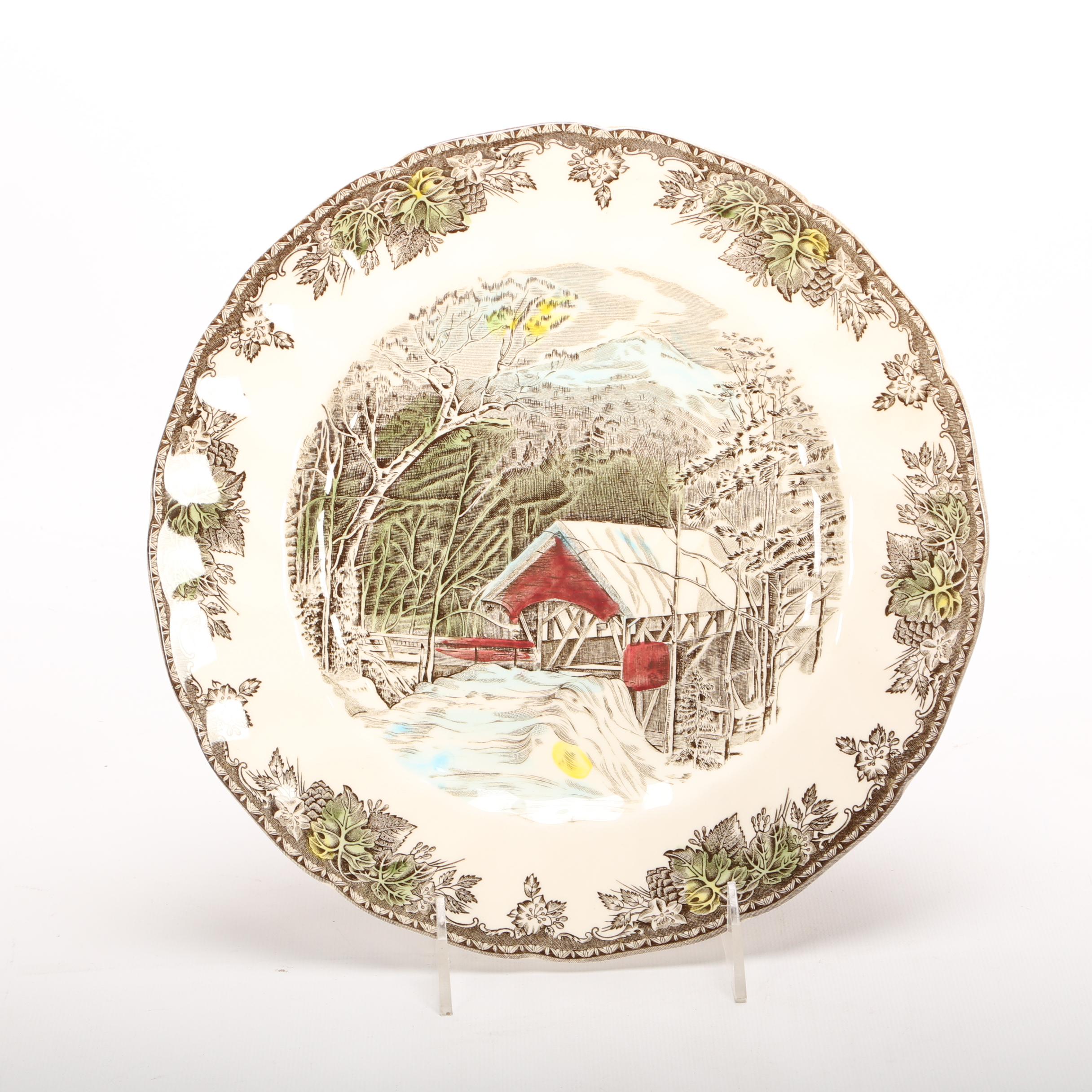 Johnson Brothers "Friendly Village" Earthenware Dinner Service