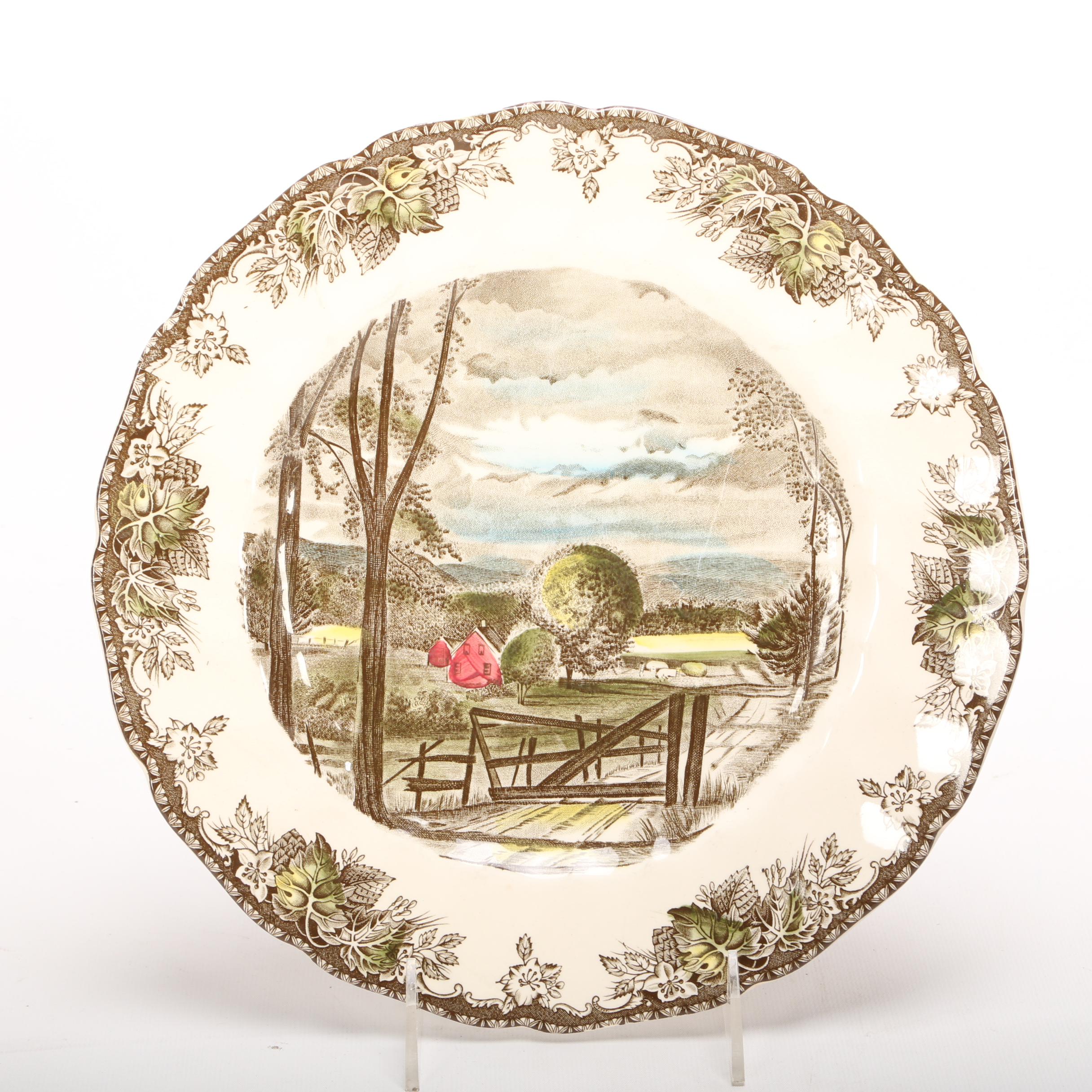 Johnson Brothers "Friendly Village" Earthenware Dinner Service