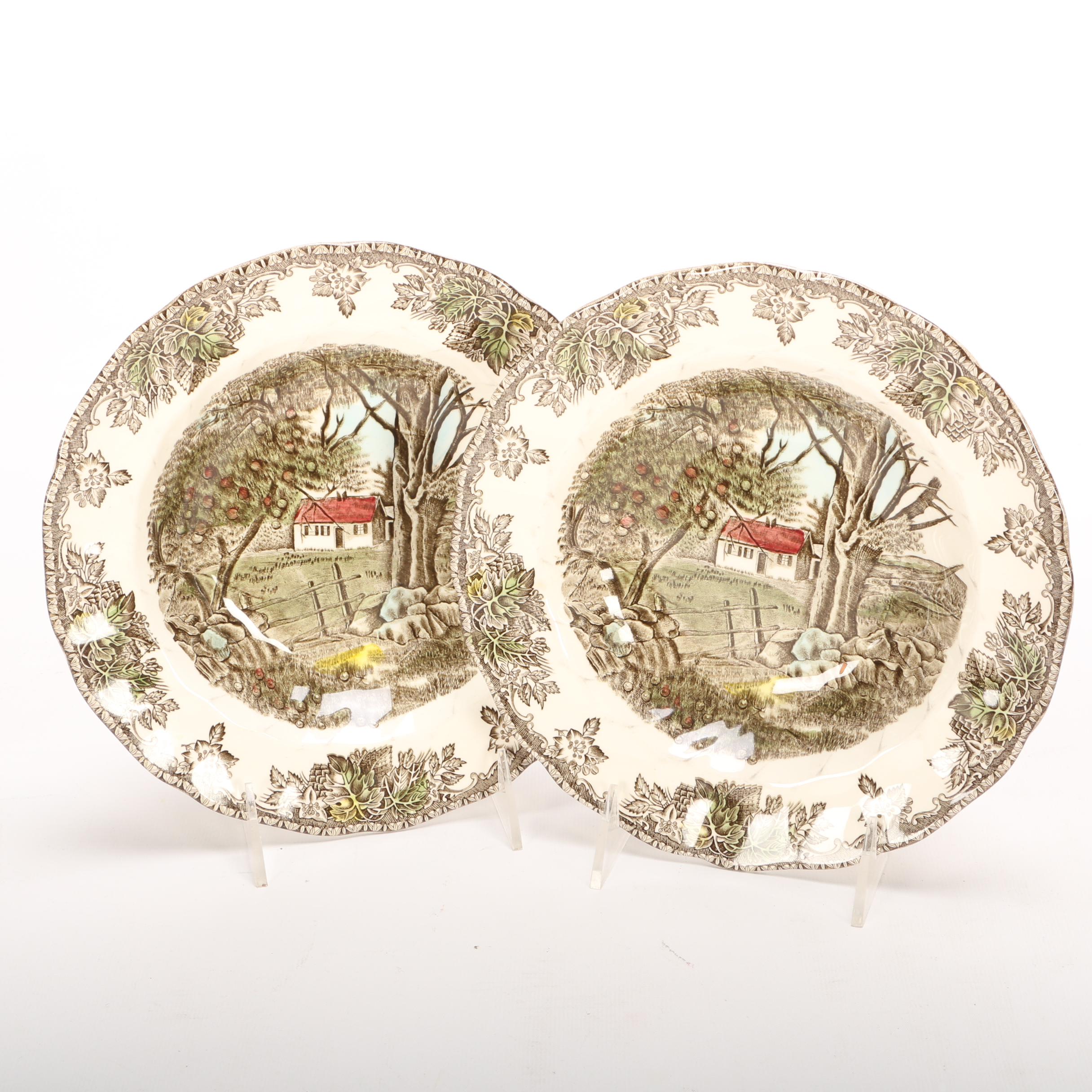Johnson Brothers "Friendly Village" Earthenware Dinner Service