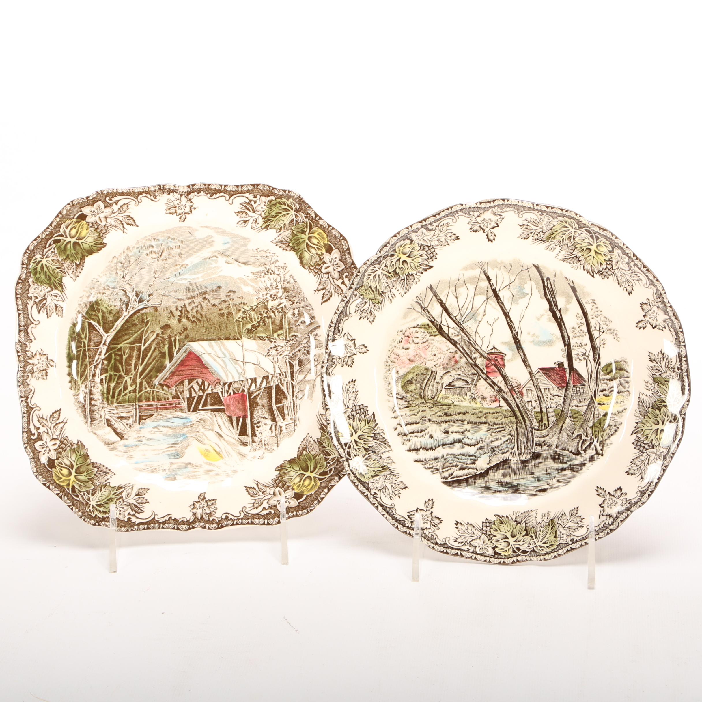 Johnson Brothers "Friendly Village" Earthenware Dinner Service