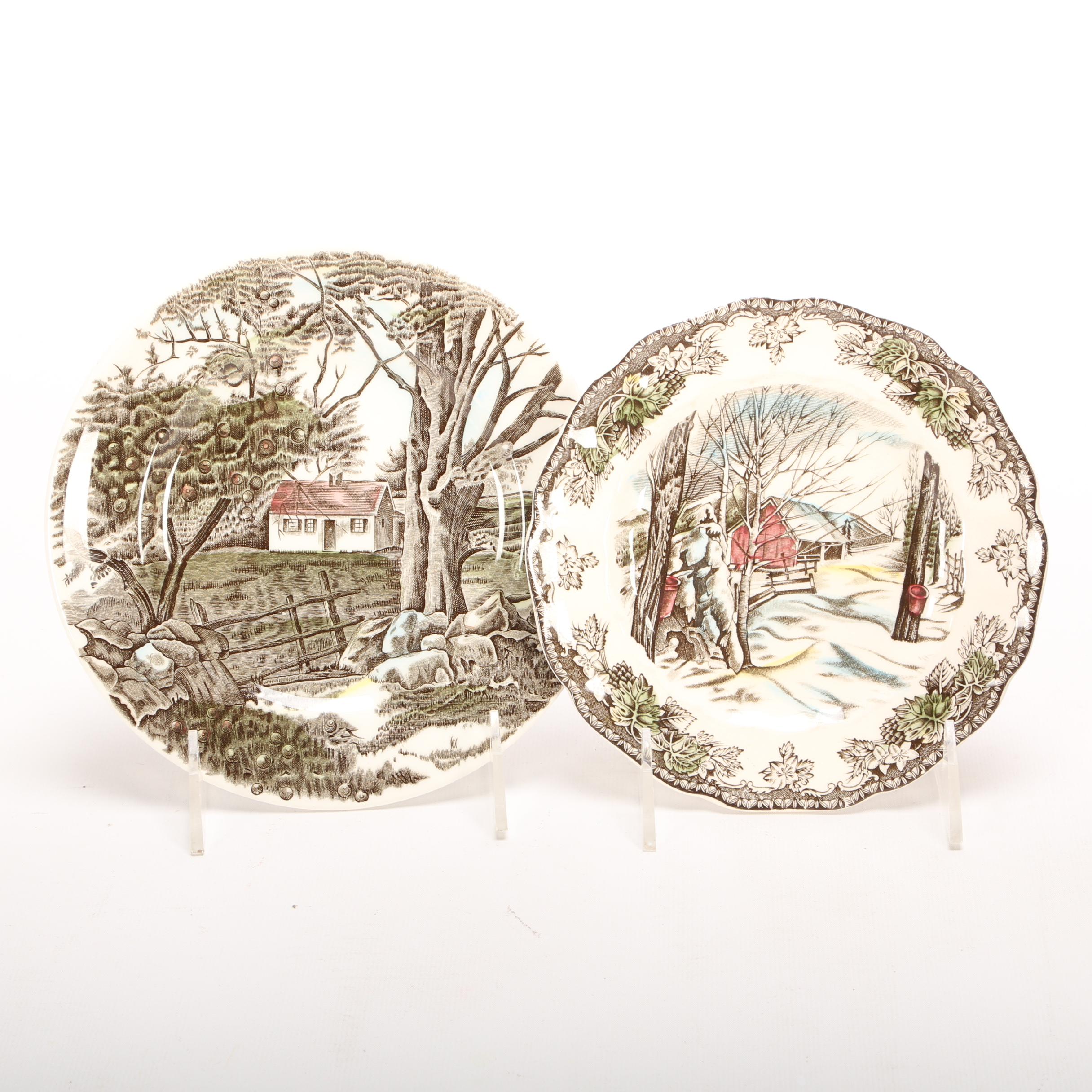 Johnson Brothers "Friendly Village" Earthenware Dinner Service