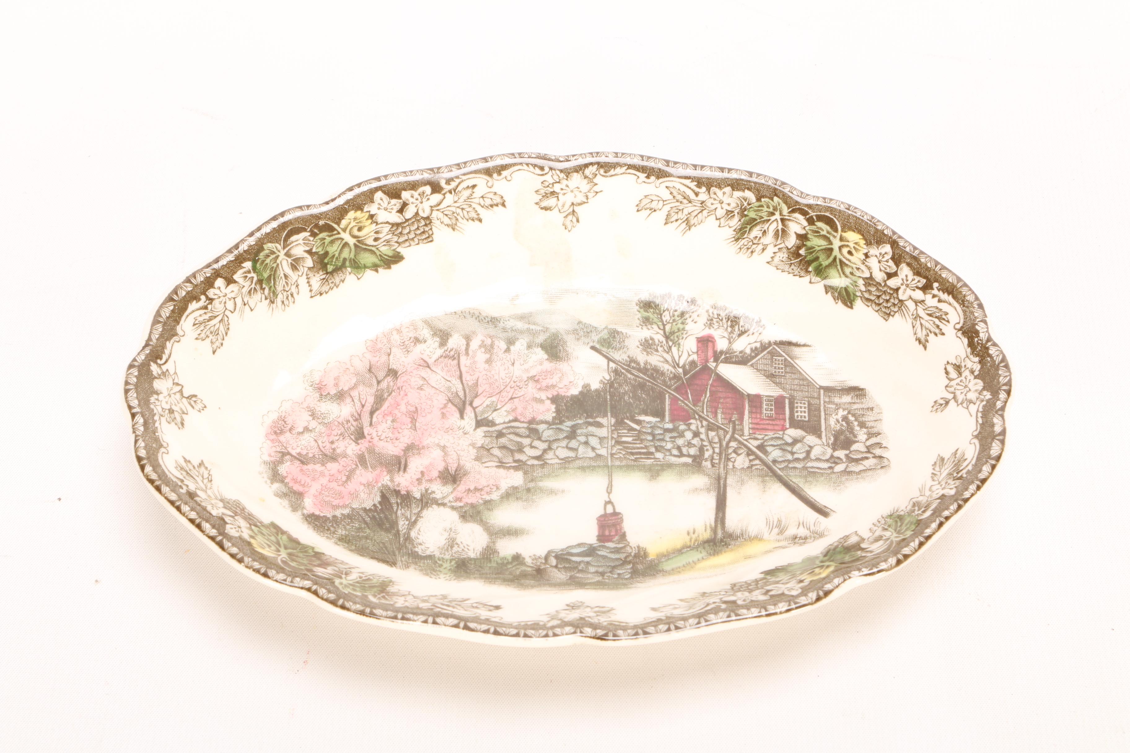 Johnson Brothers "Friendly Village" Earthenware Dinner Service
