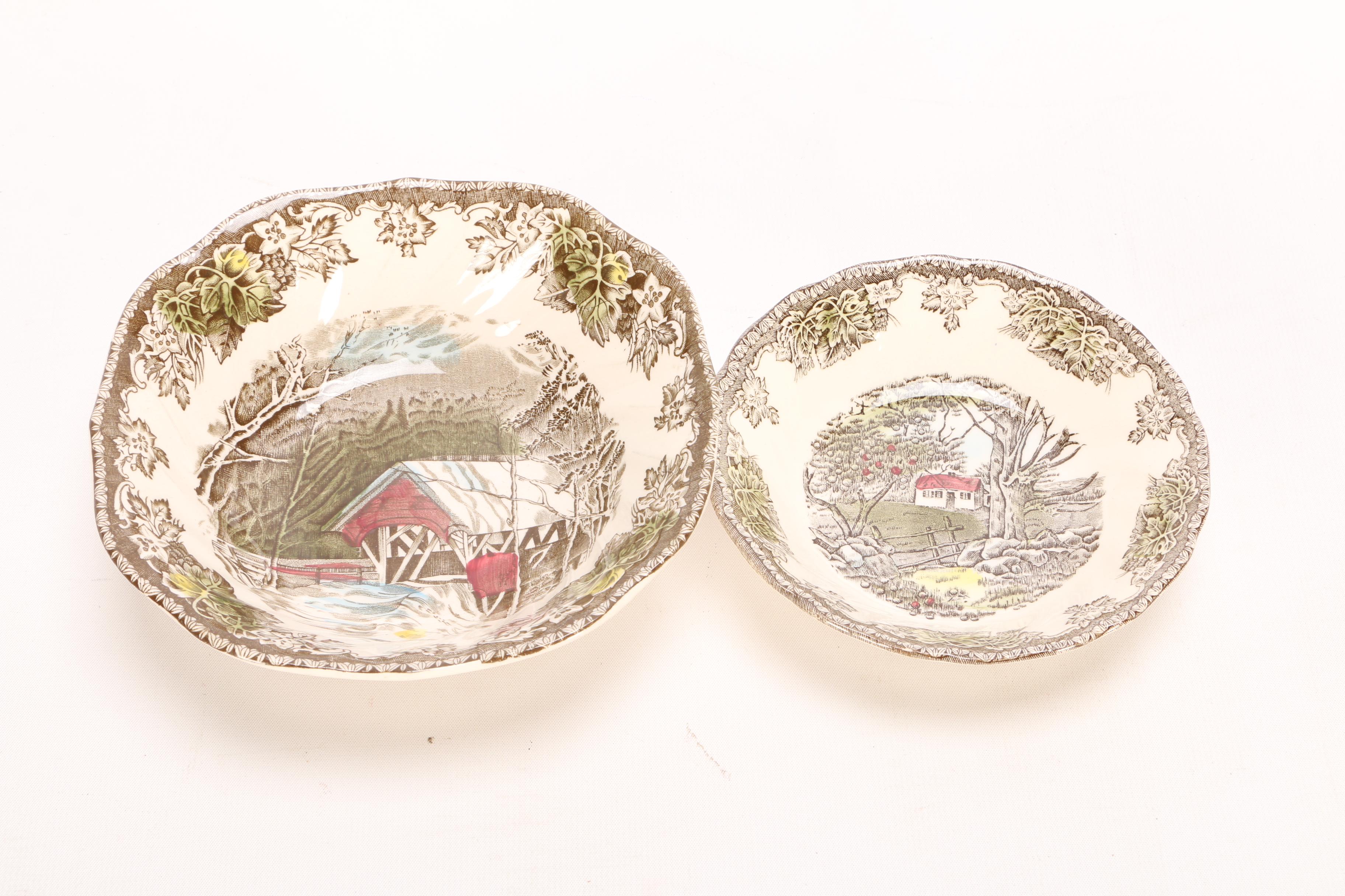 Johnson Brothers "Friendly Village" Earthenware Dinner Service