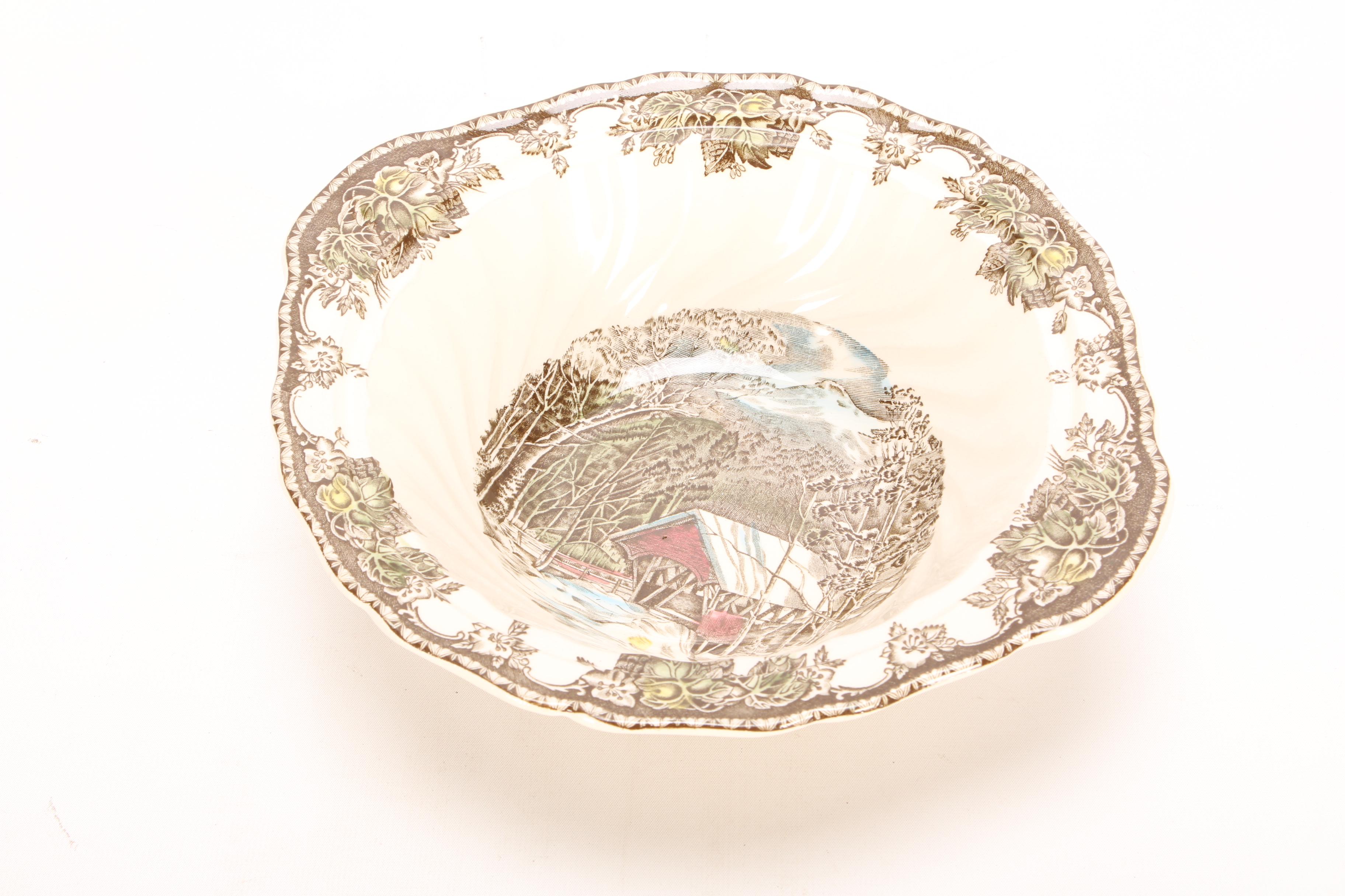 Johnson Brothers "Friendly Village" Earthenware Dinner Service