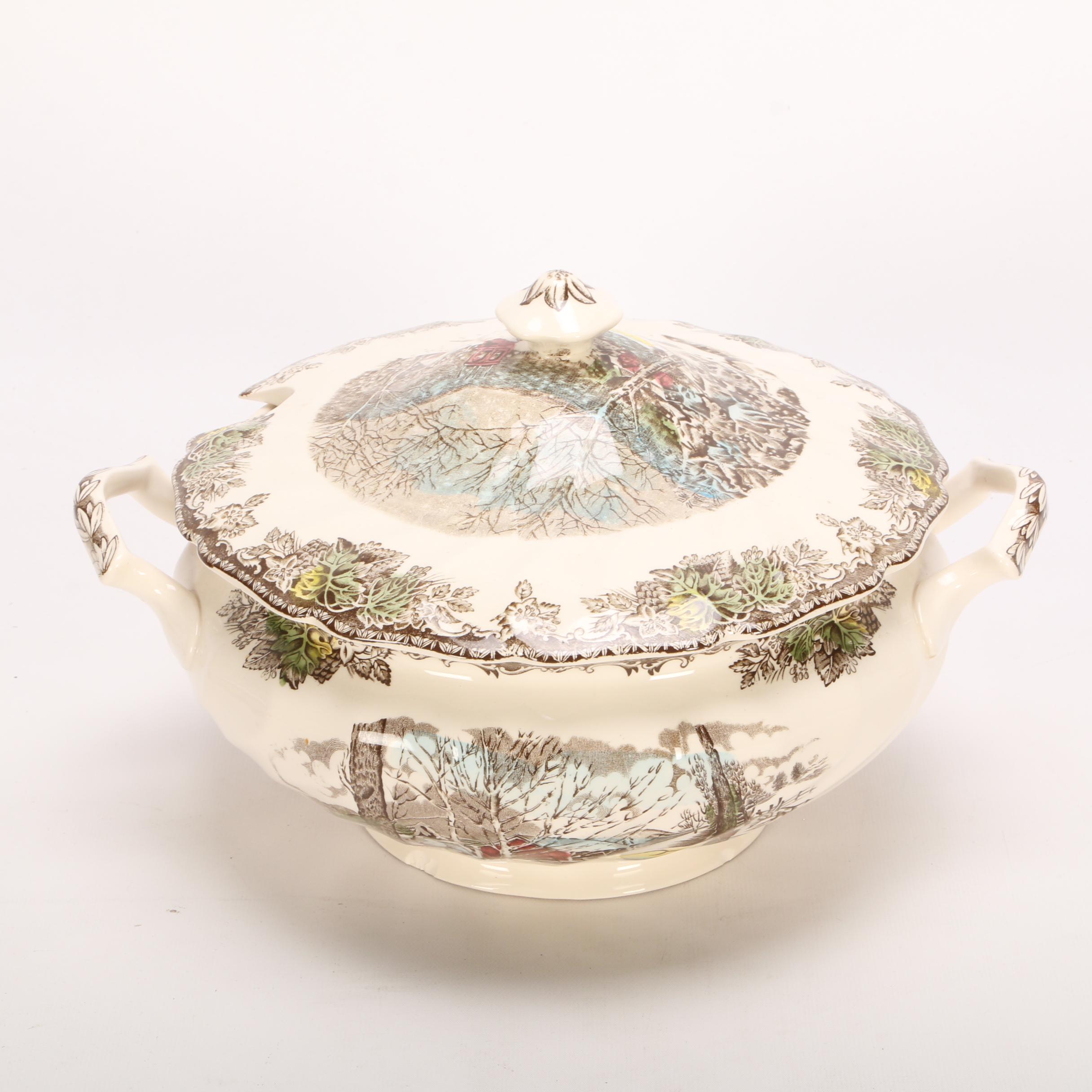 Johnson Brothers "Friendly Village" Earthenware Dinner Service