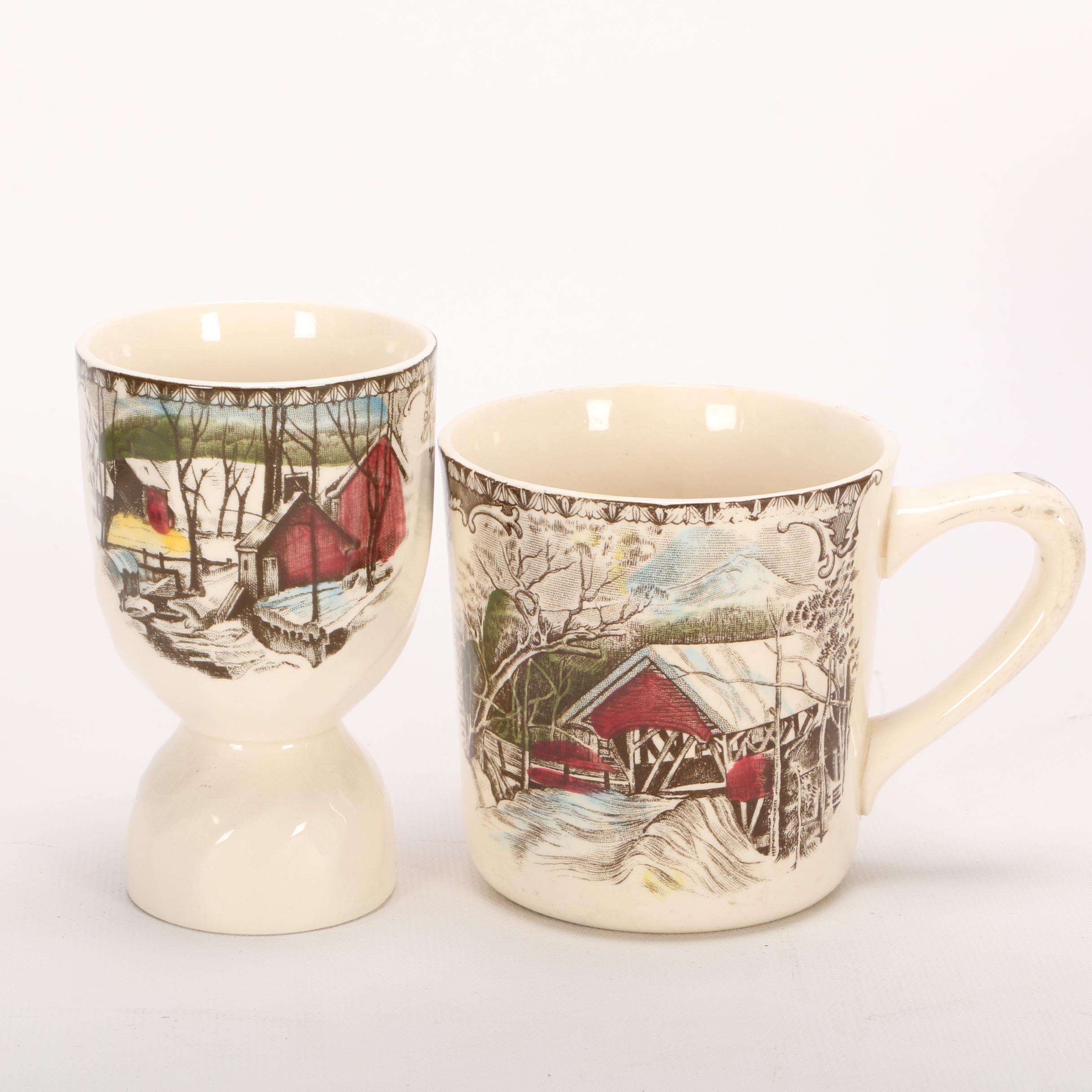 Johnson Brothers "Friendly Village" Earthenware Dinner Service