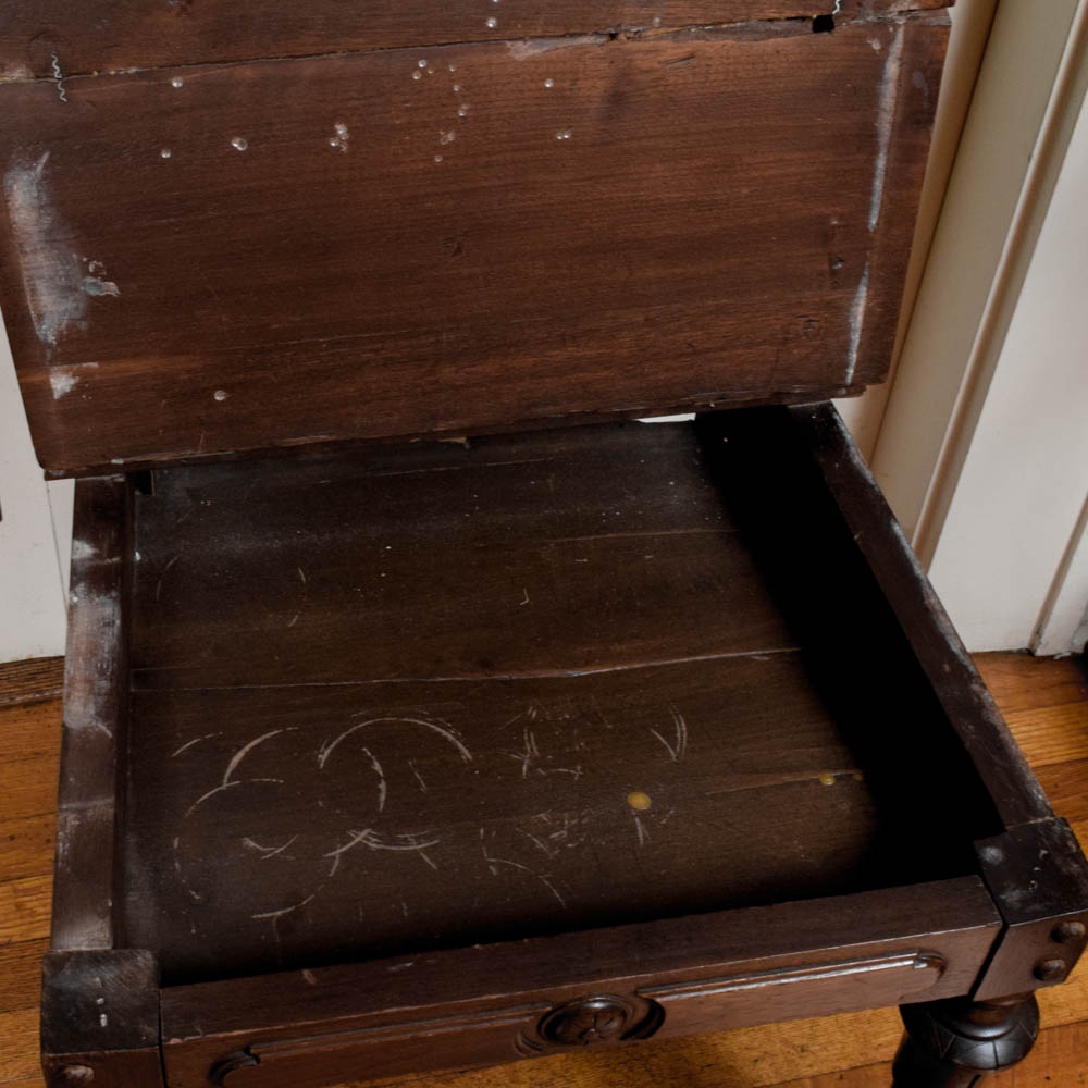 Antique Walnut Eastlake Music Chairs