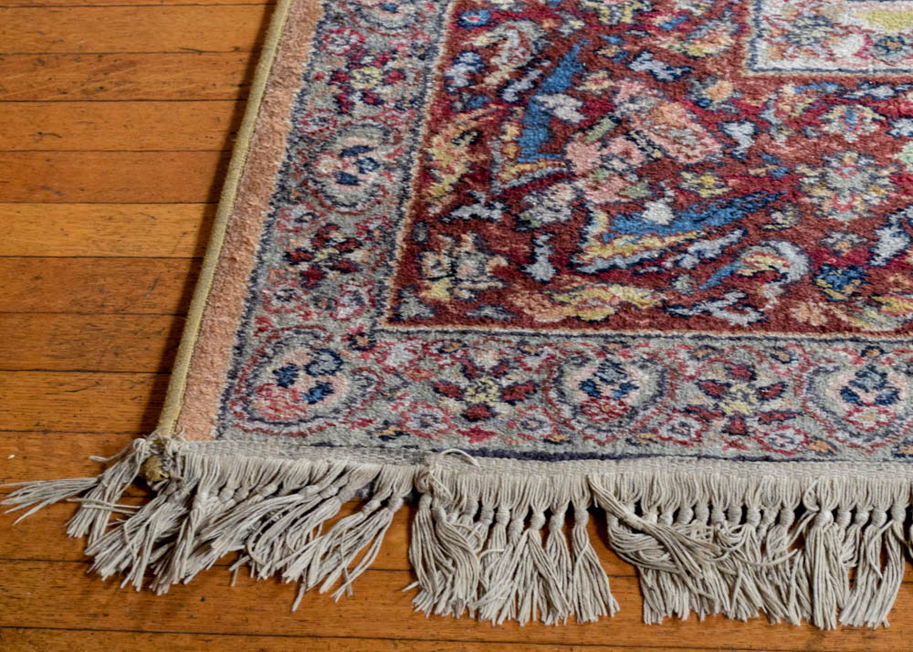 Vintage Power Loomed Persian Style Hunting Rug