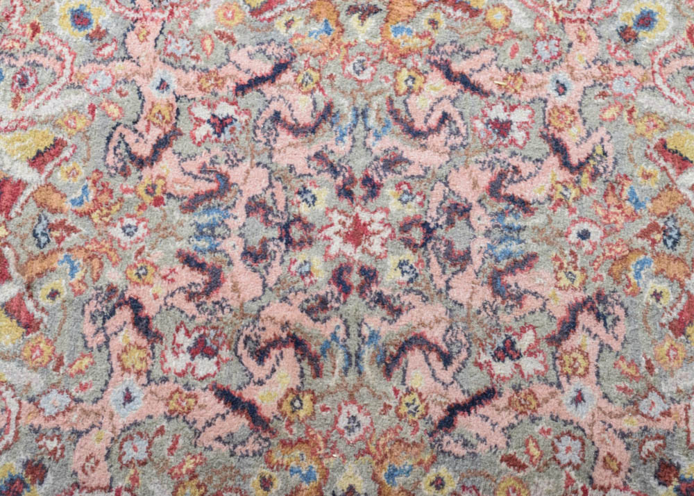 Vintage Power Loomed Persian Style Hunting Rug