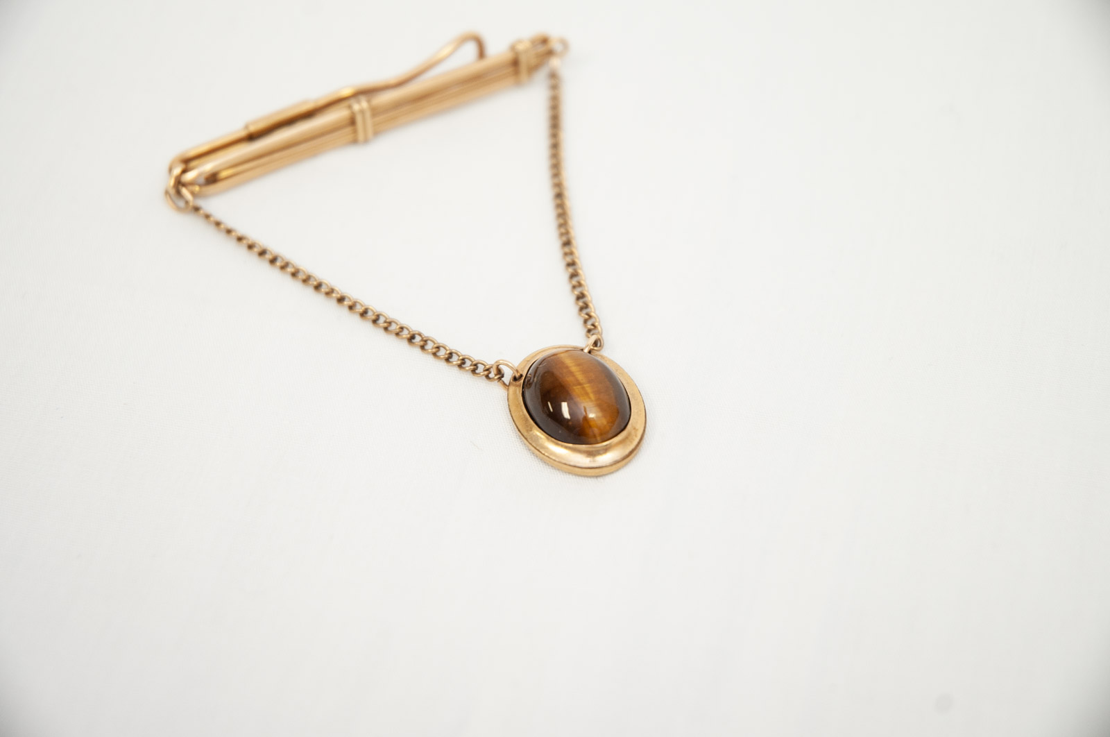 Vintage Gold-Filled Tie Clip, Necklace and Bracelets