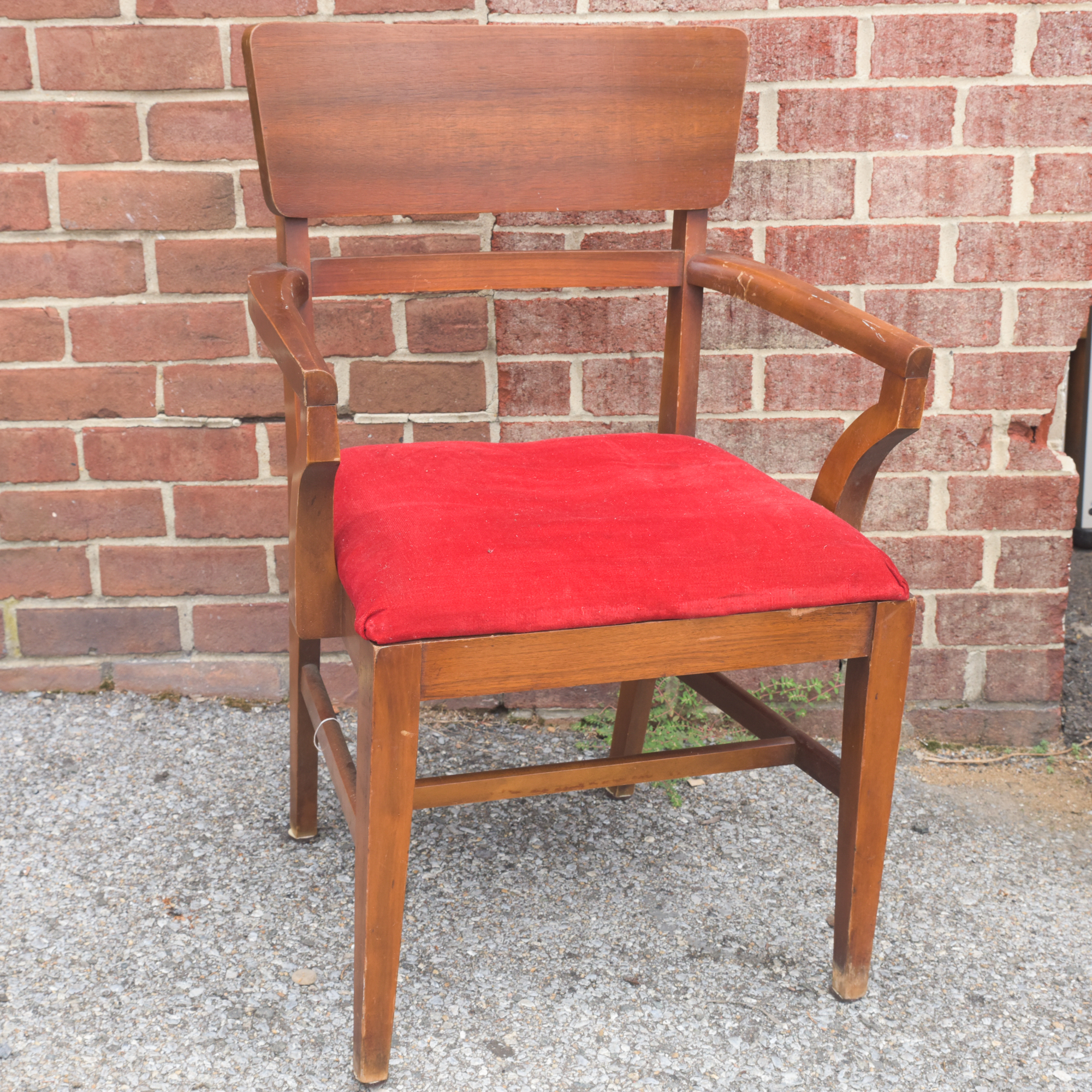Mid Century Modern Walnut Dining Chair Set