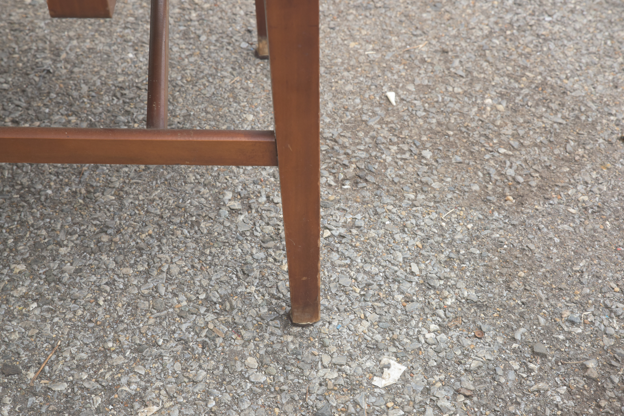 Mid Century Modern Walnut Dining Chair Set