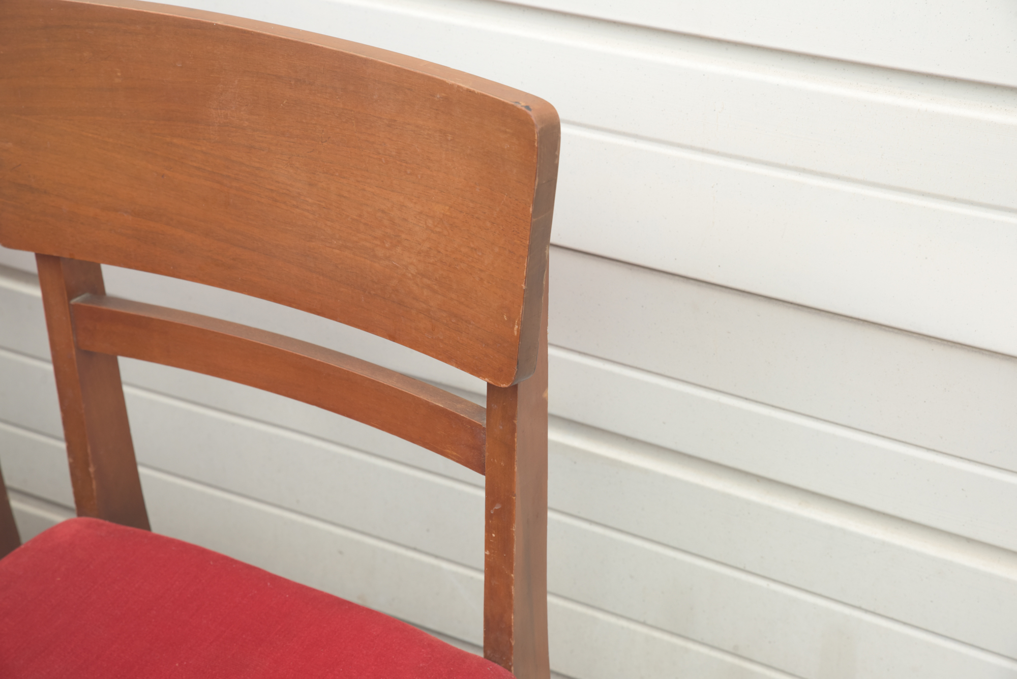 Mid Century Modern Walnut Dining Chair Set