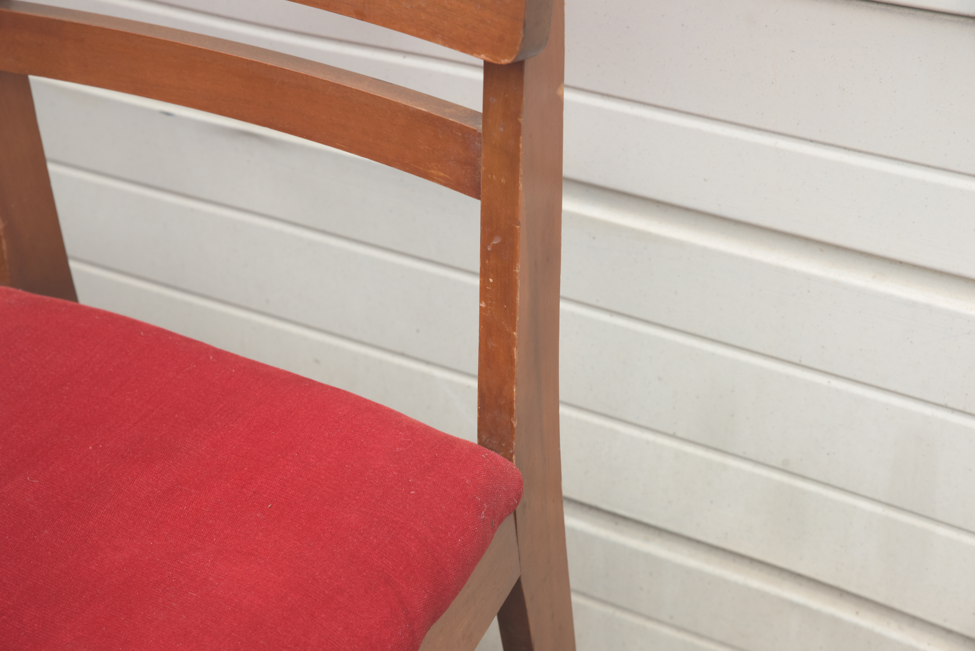 Mid Century Modern Walnut Dining Chair Set