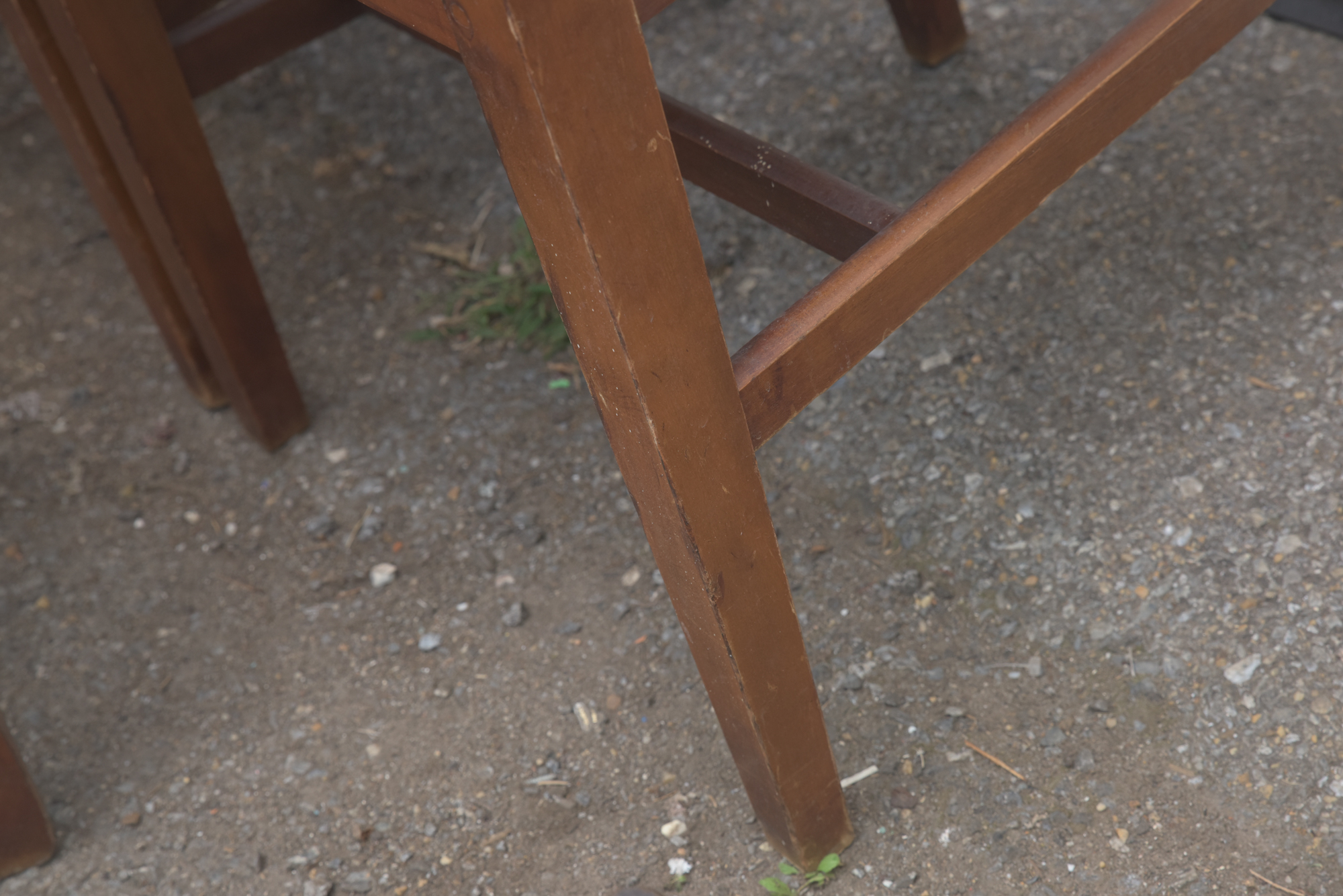 Mid Century Modern Walnut Dining Chair Set