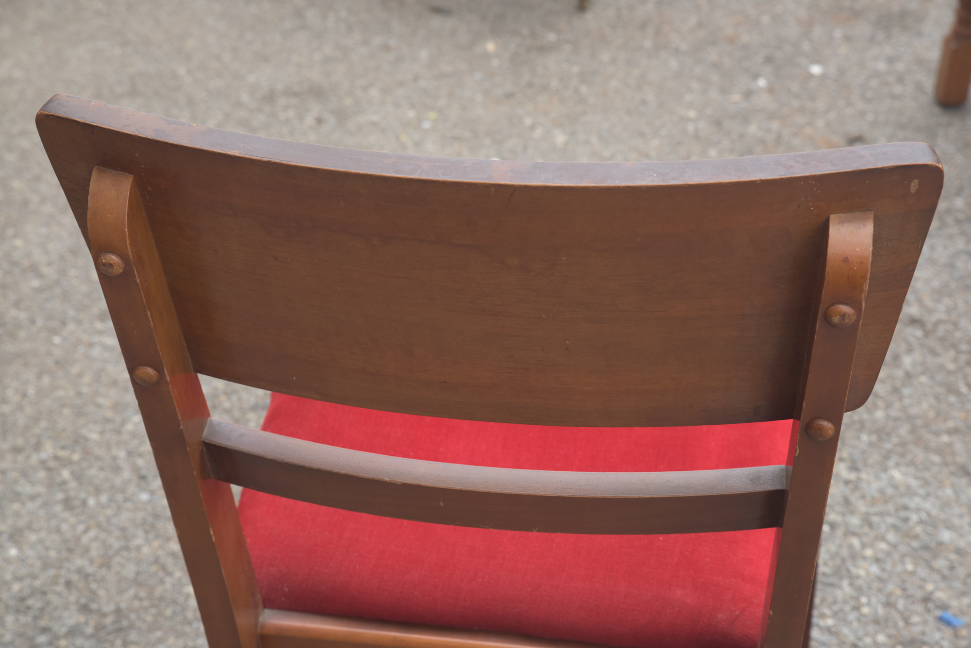 Mid Century Modern Walnut Dining Chair Set